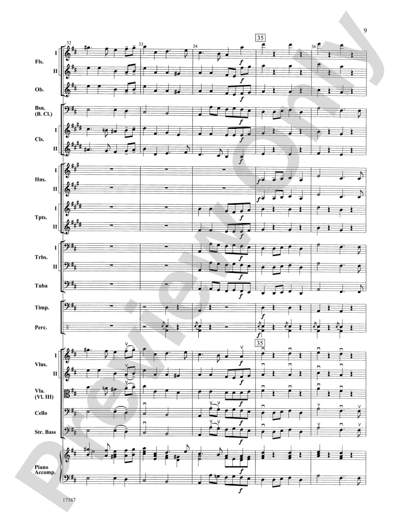 March Prelude: Full Orchestra Conductor Score & Parts