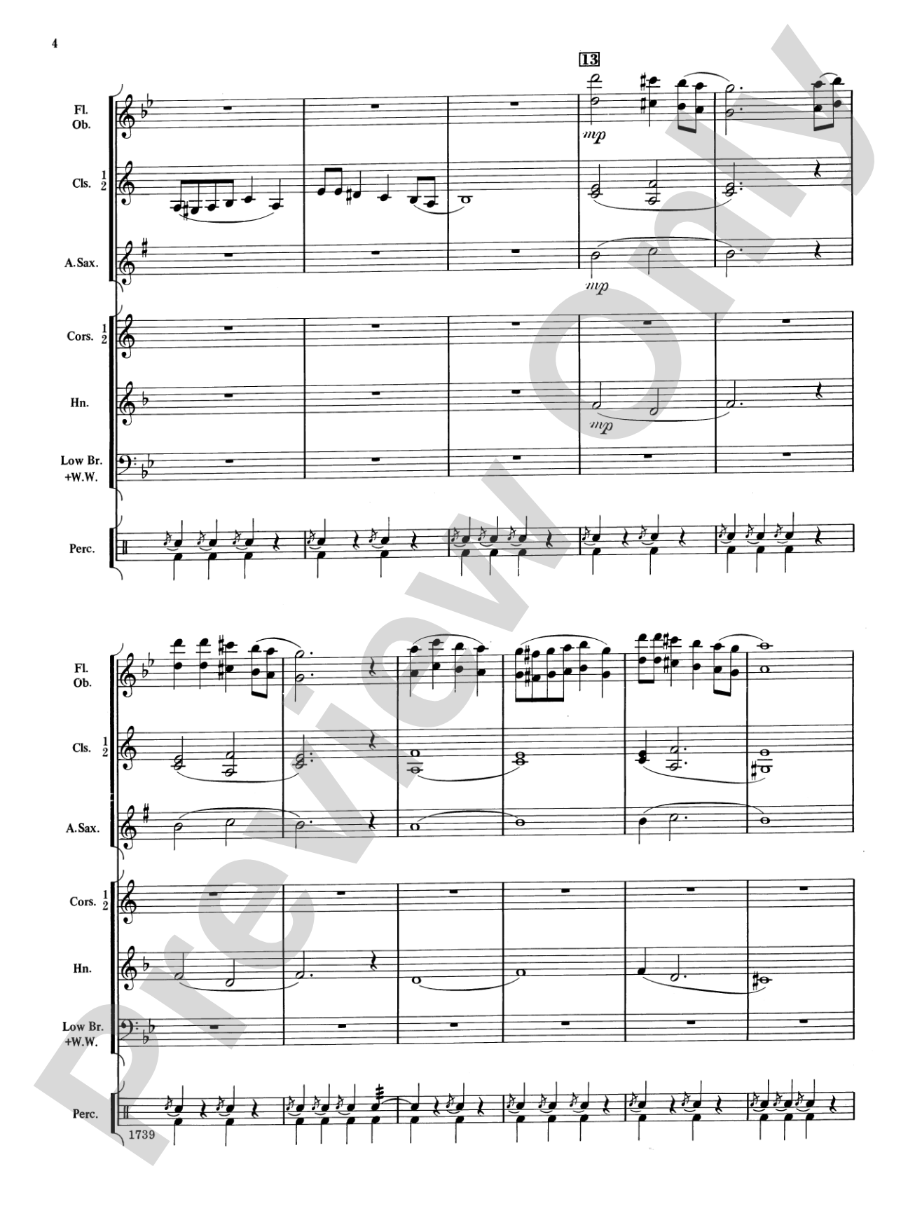 Marche Slave: Concert Band Conductor Score & Parts
