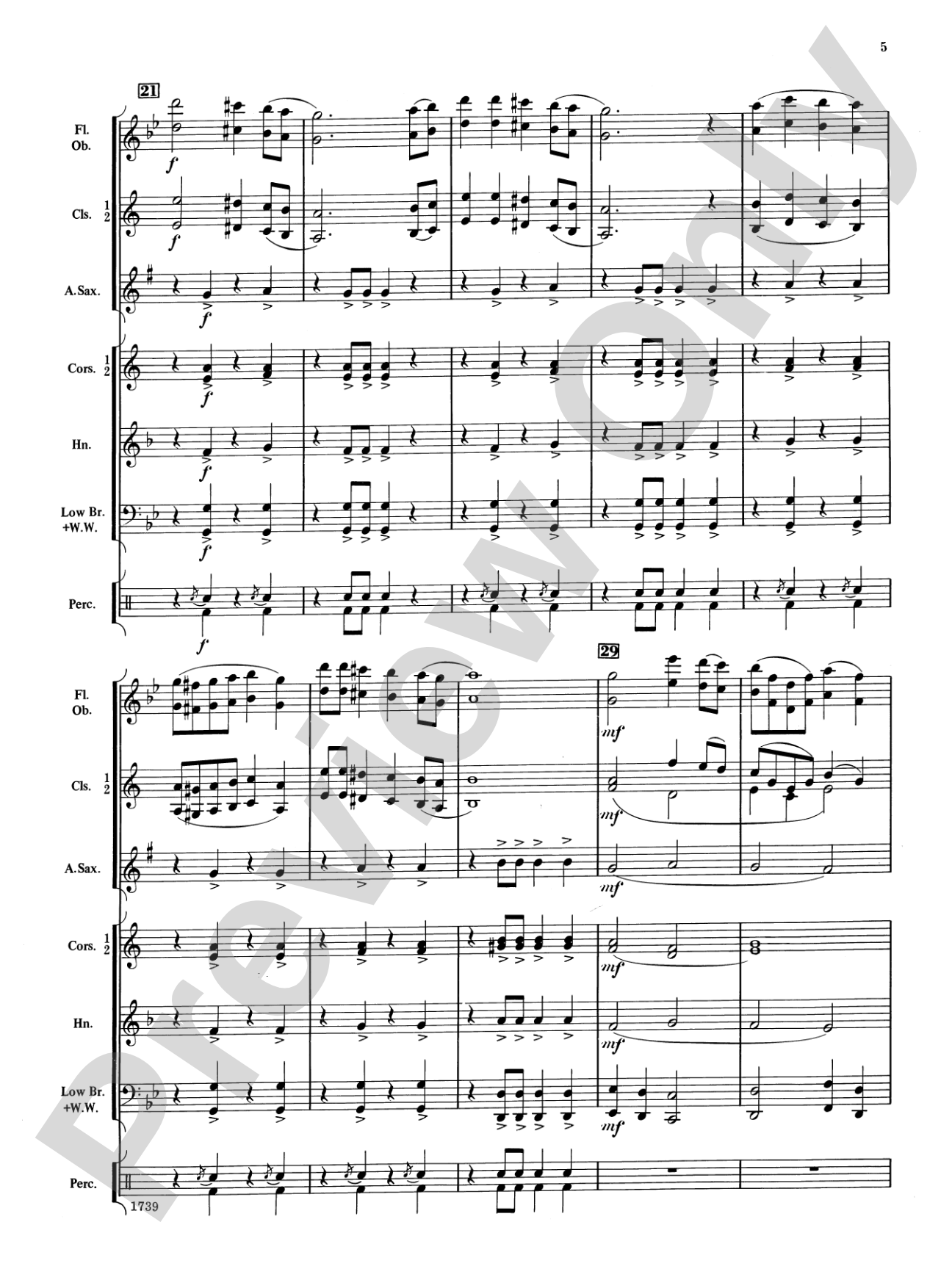 Marche Slave: Concert Band Conductor Score & Parts