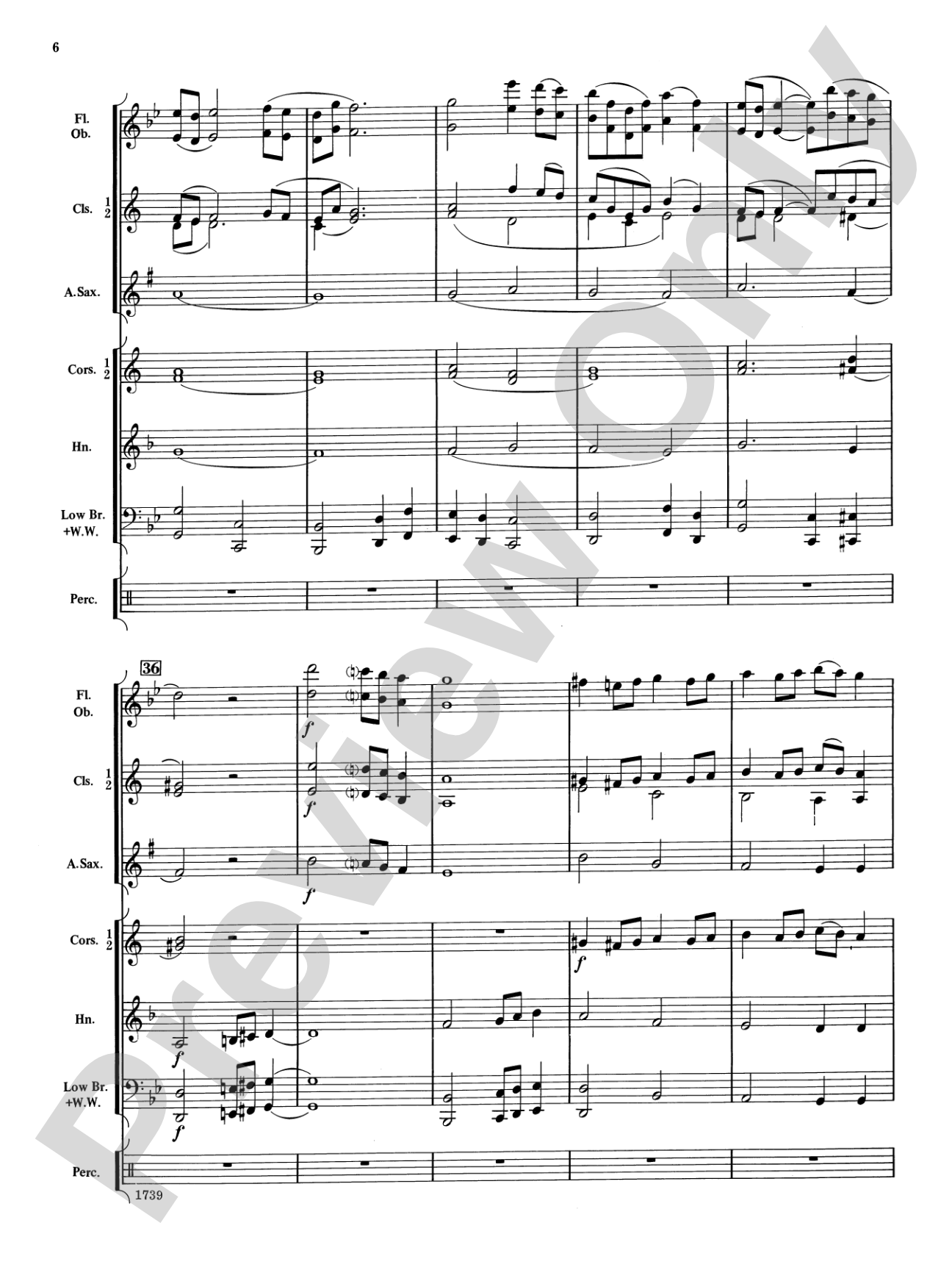 Marche Slave: Concert Band Conductor Score & Parts