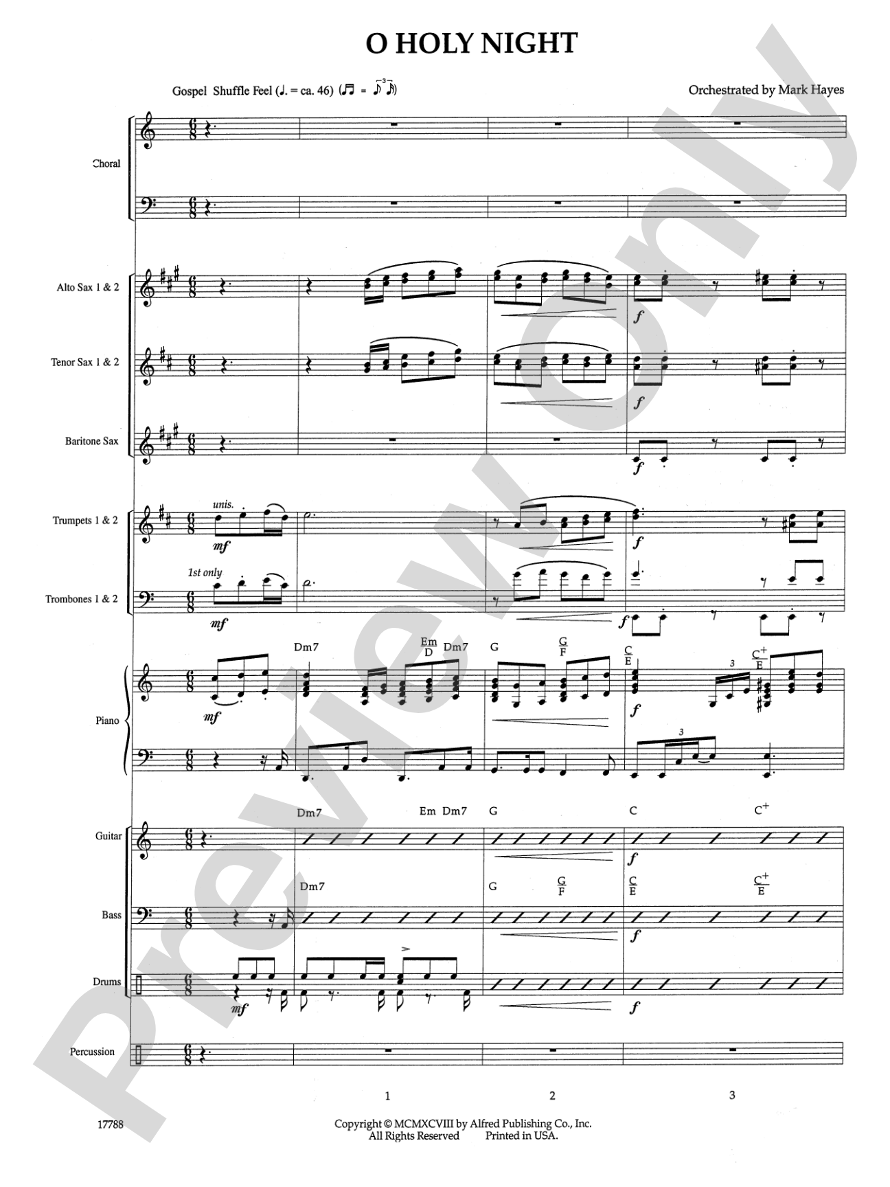 O Holy Night: Choral SoundPax