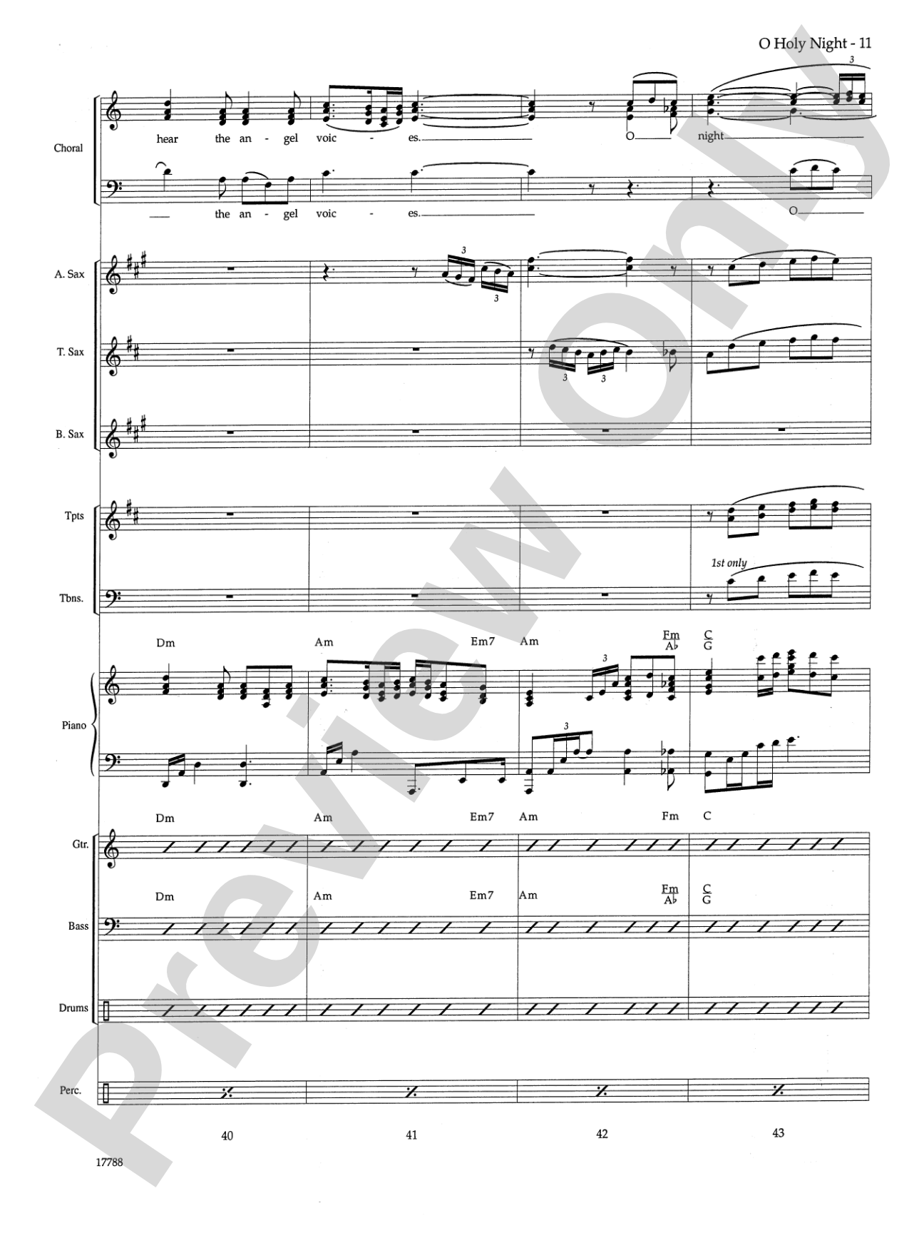 O Holy Night: Choral SoundPax