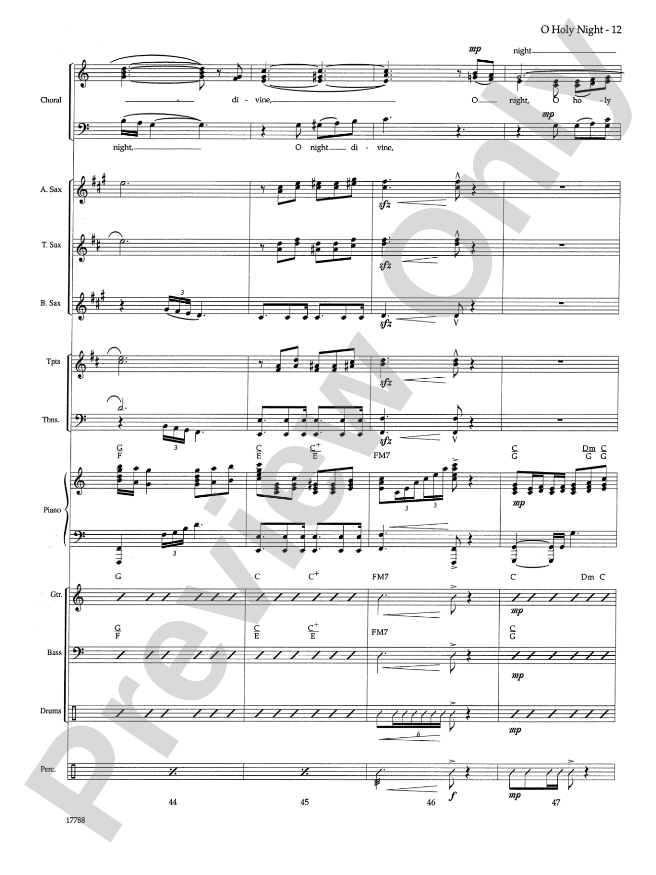 O Holy Night: Choral SoundPax