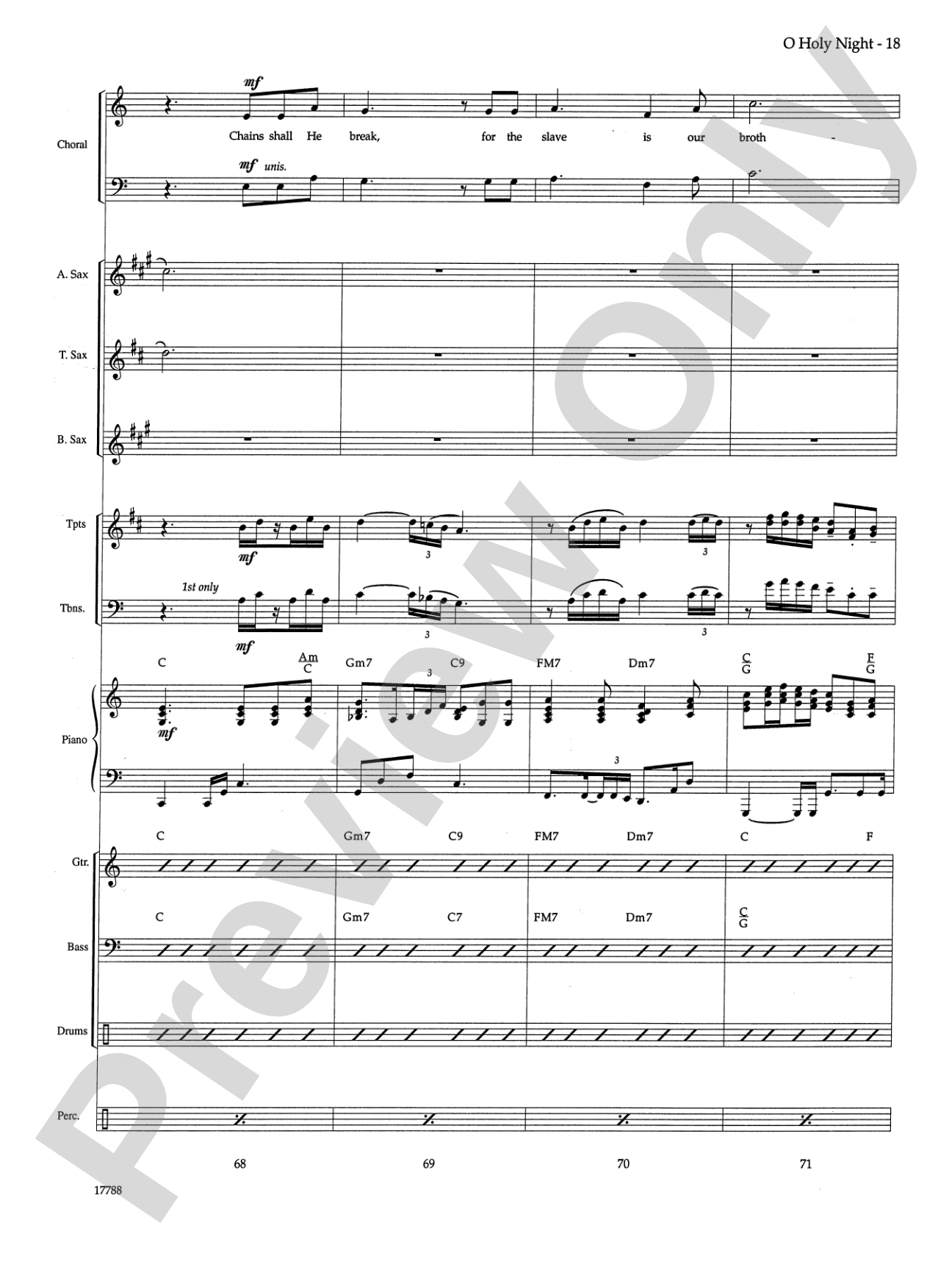 O Holy Night: Choral SoundPax