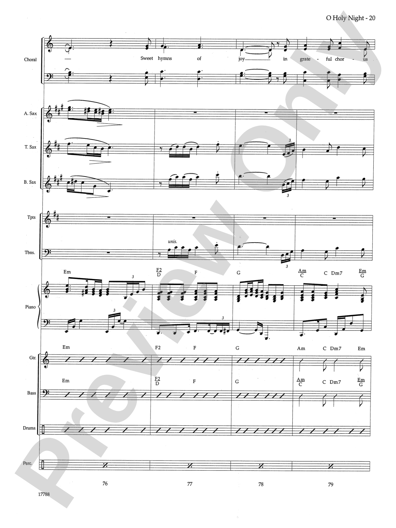 O Holy Night: Choral SoundPax