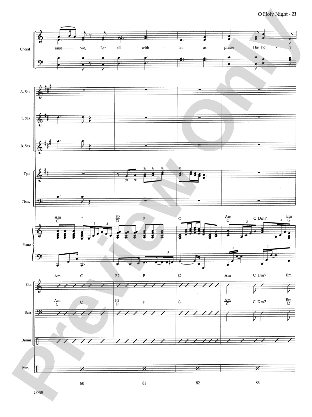 O Holy Night: Choral SoundPax