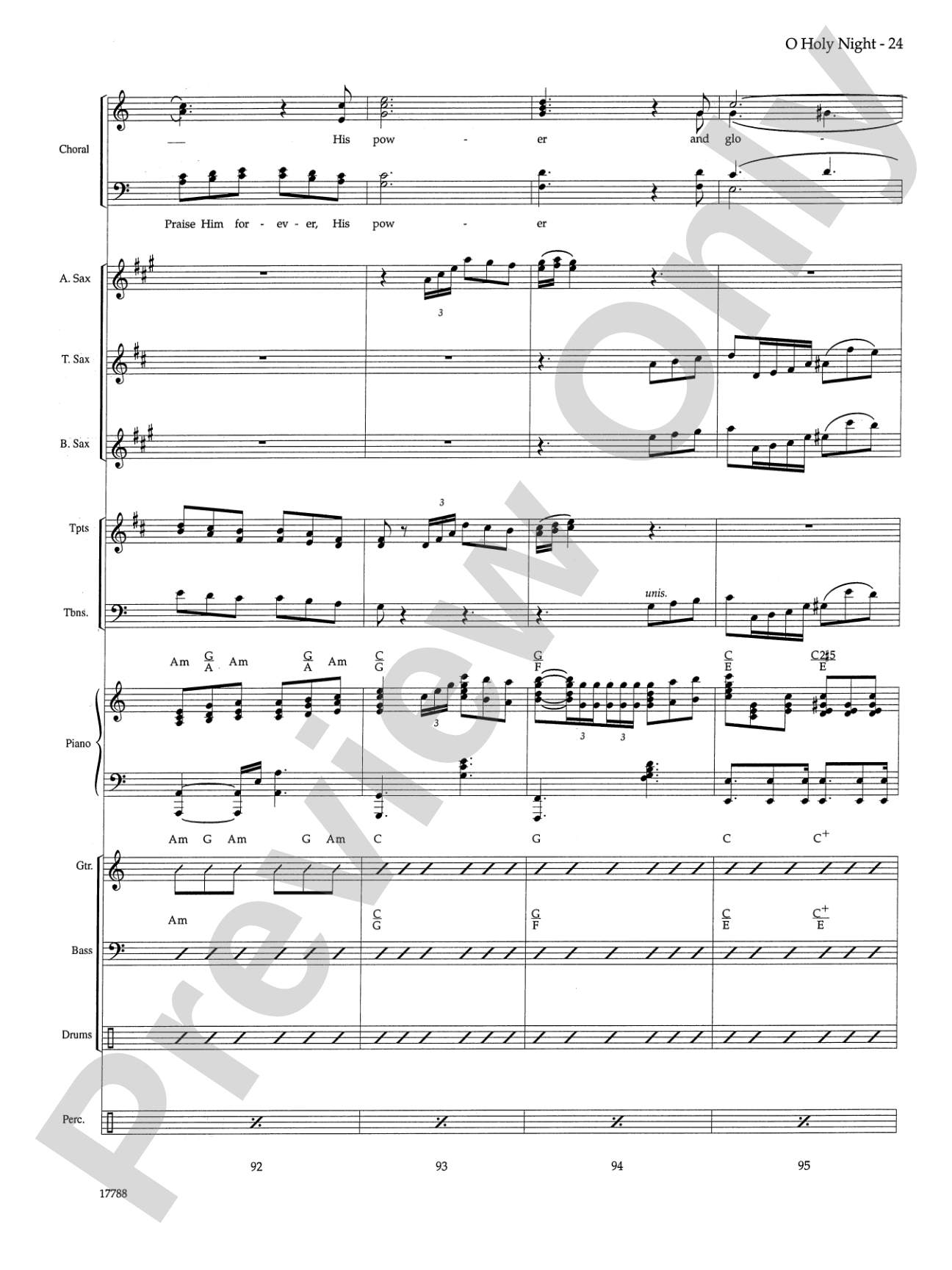 O Holy Night: Choral SoundPax