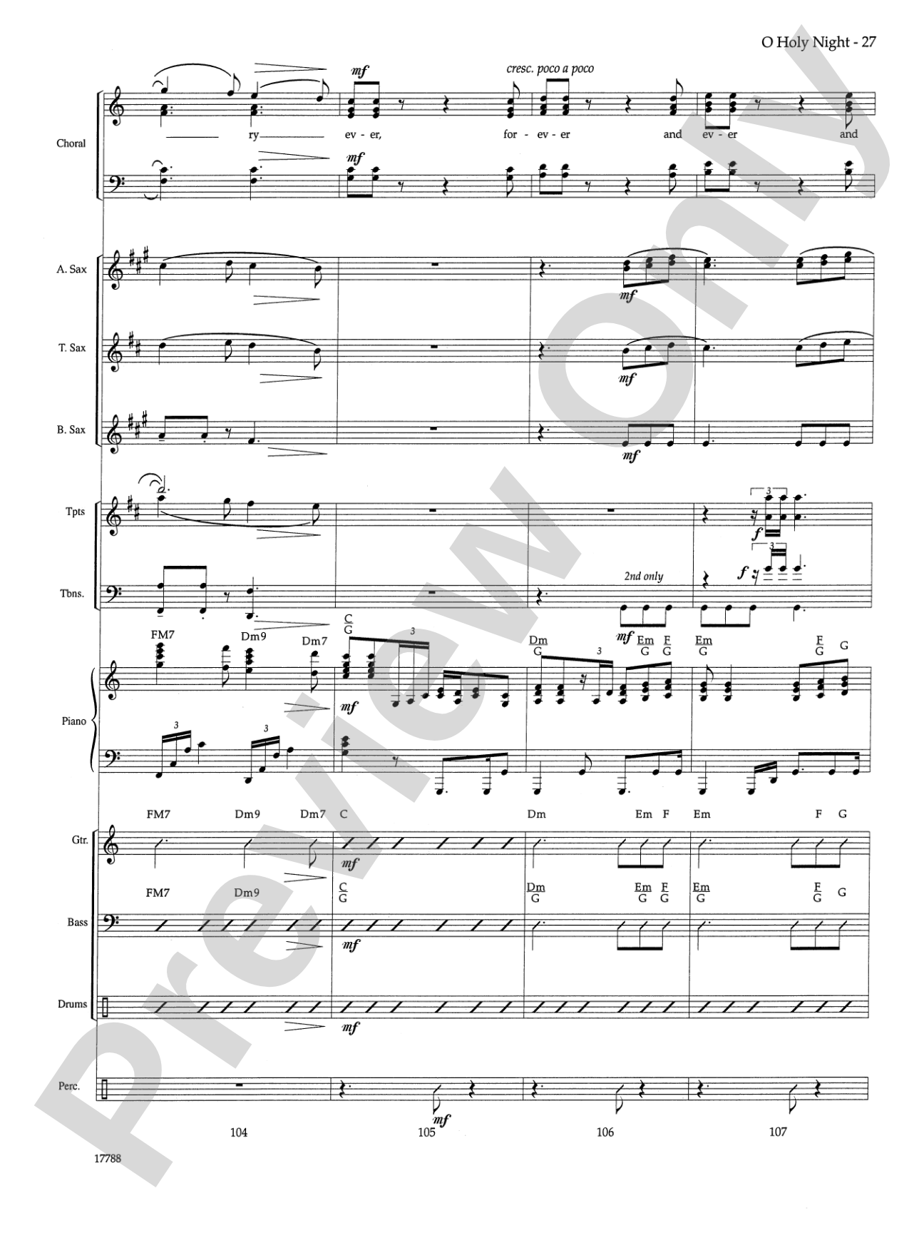 O Holy Night: Choral SoundPax