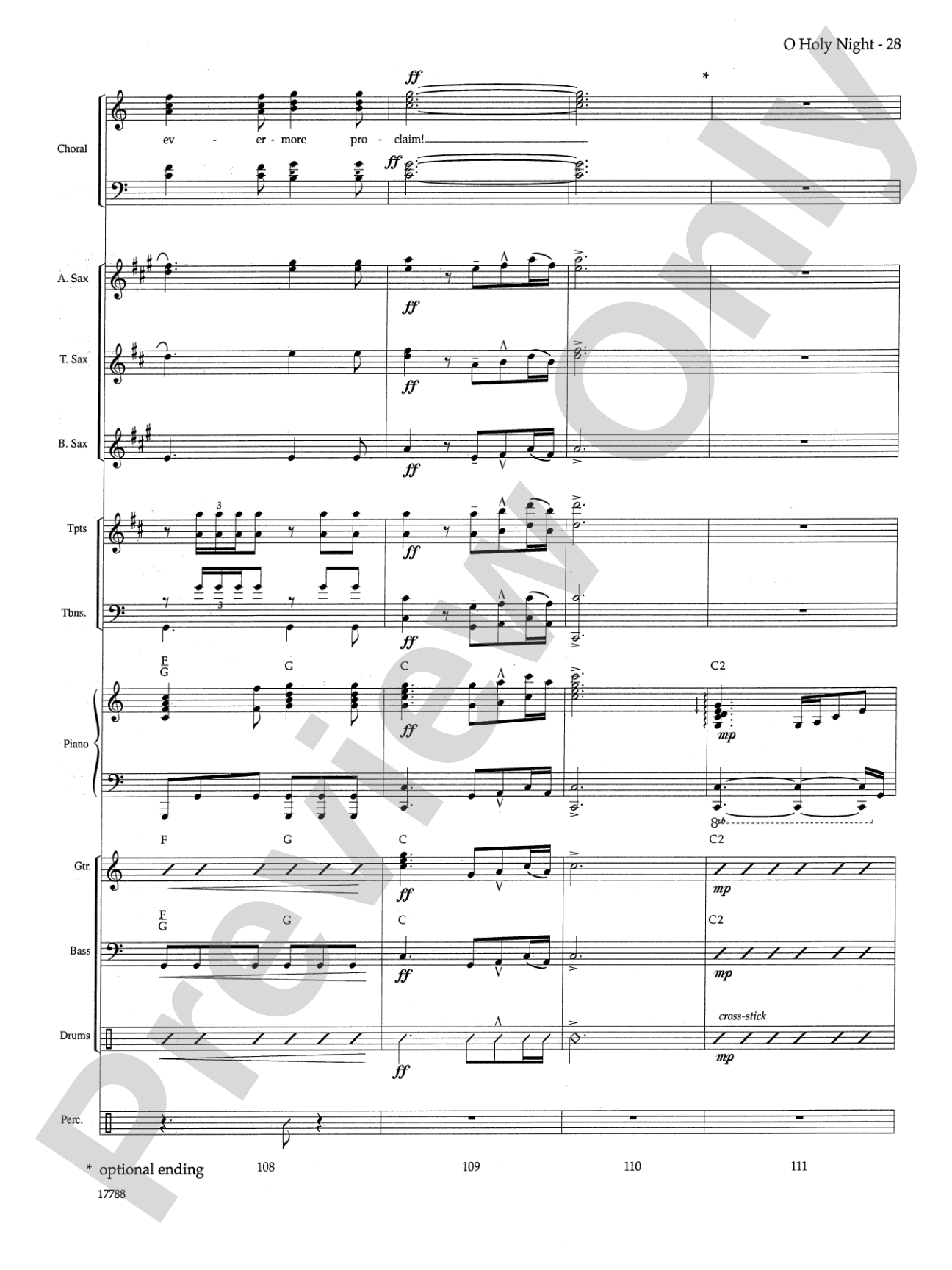 O Holy Night: Choral SoundPax