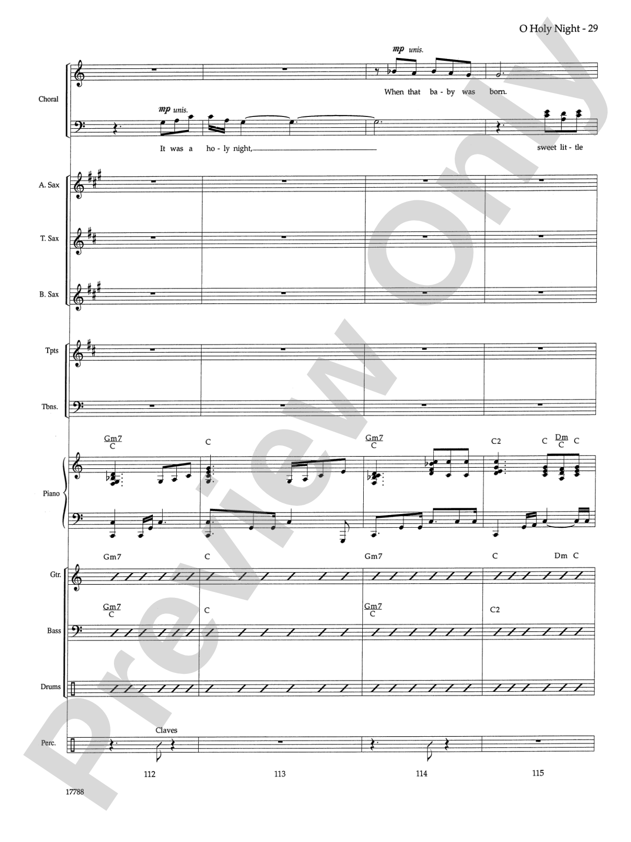 O Holy Night: Choral SoundPax