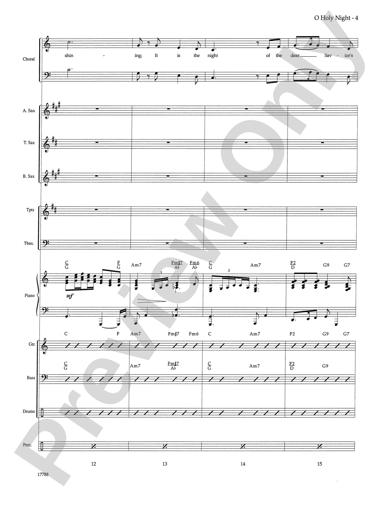 O Holy Night: Choral SoundPax