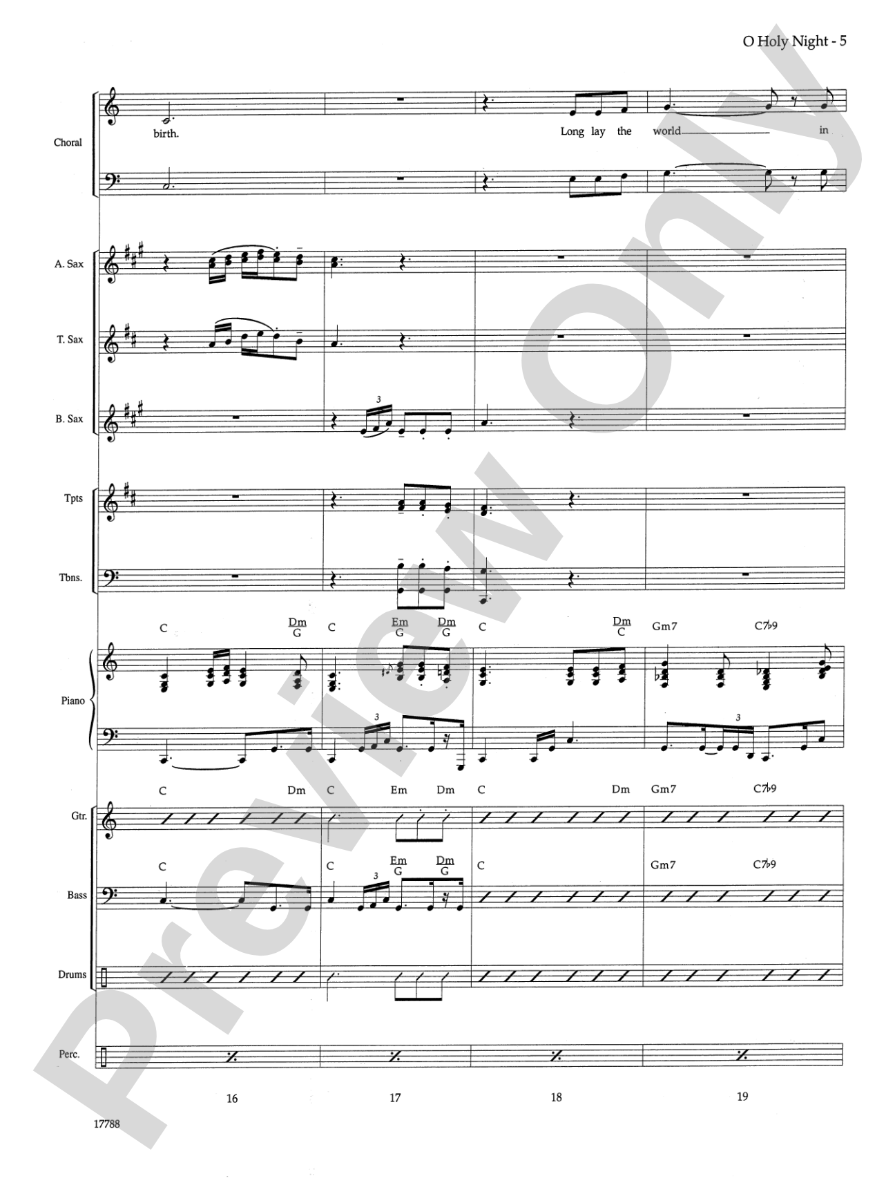 O Holy Night: Choral SoundPax