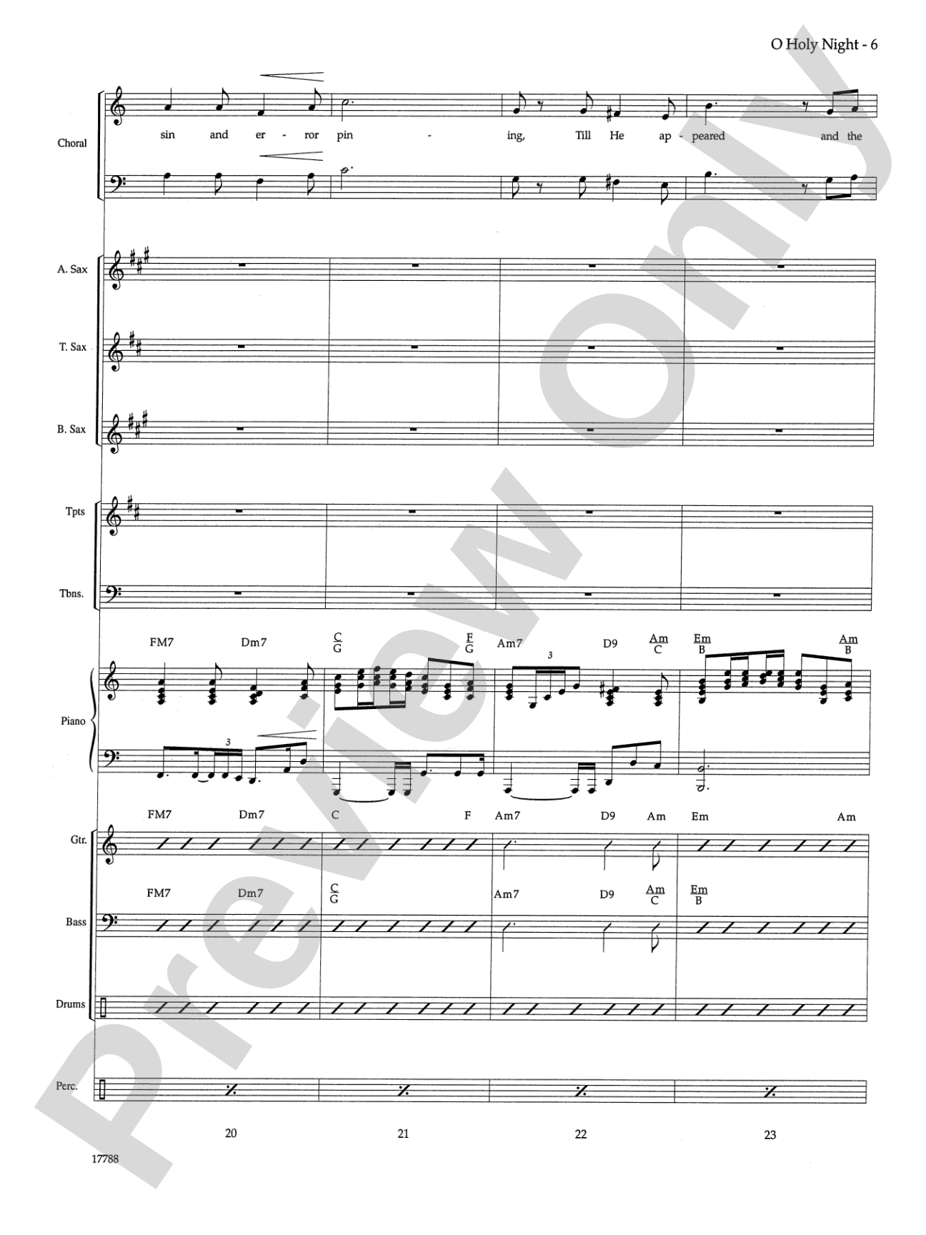 O Holy Night: Choral SoundPax