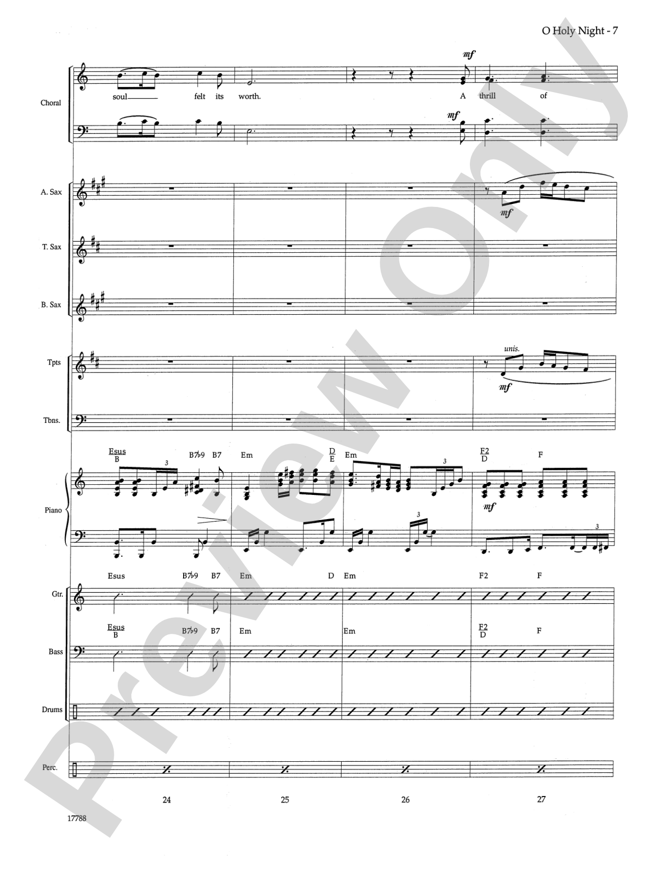 O Holy Night: Choral SoundPax