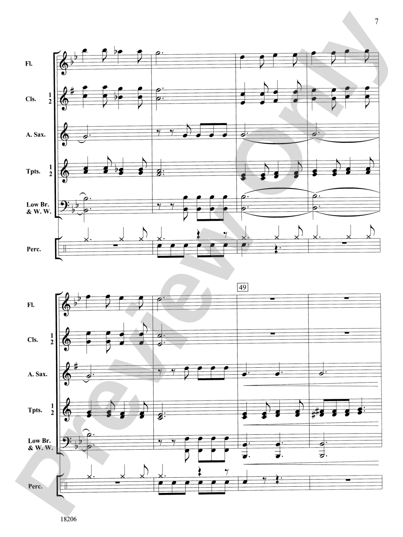 Nothin' but the Blues: Concert Band Conductor Score & Parts