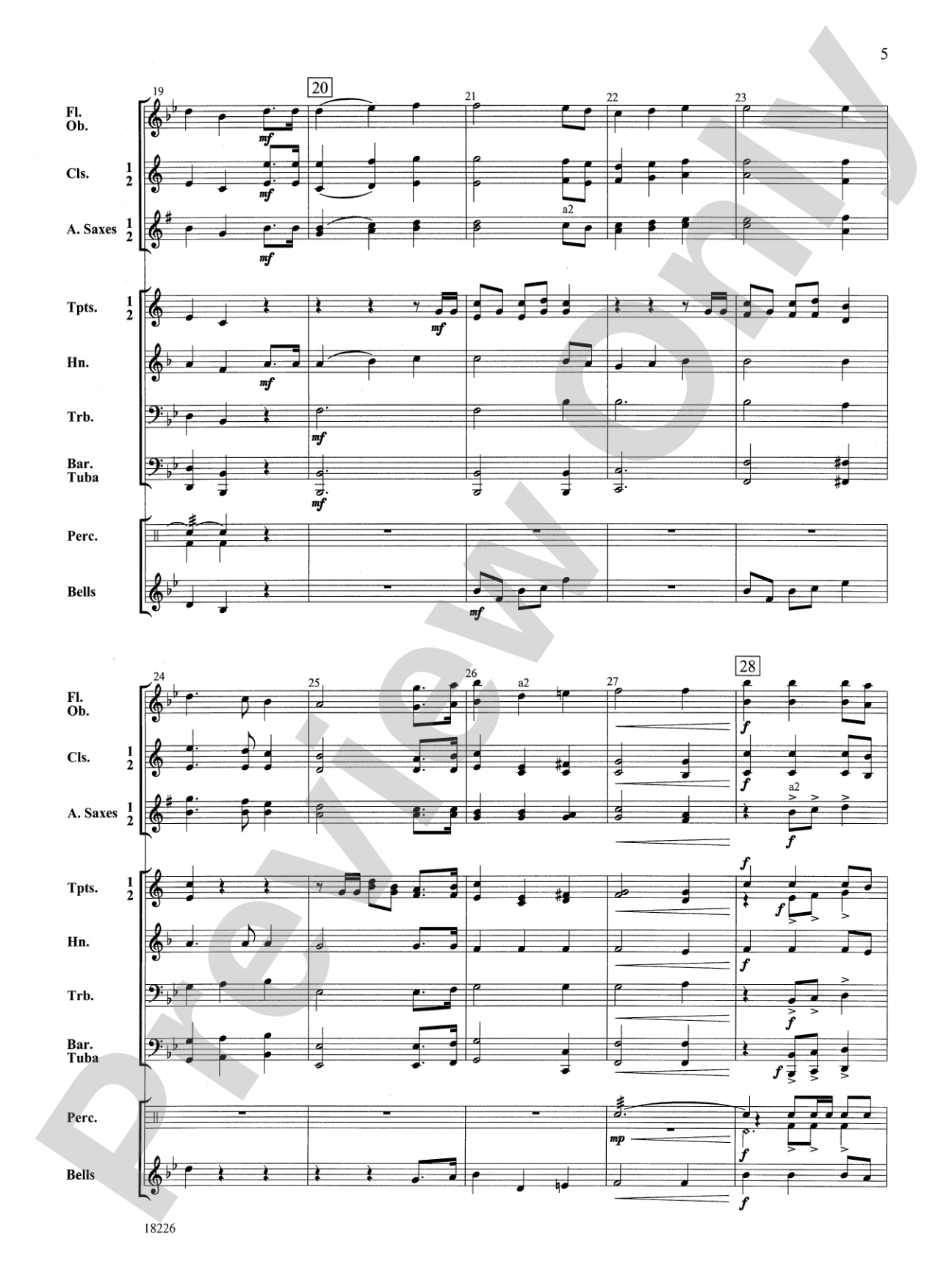 The Star Spangled Banner: Concert Band Conductor Score & Parts
