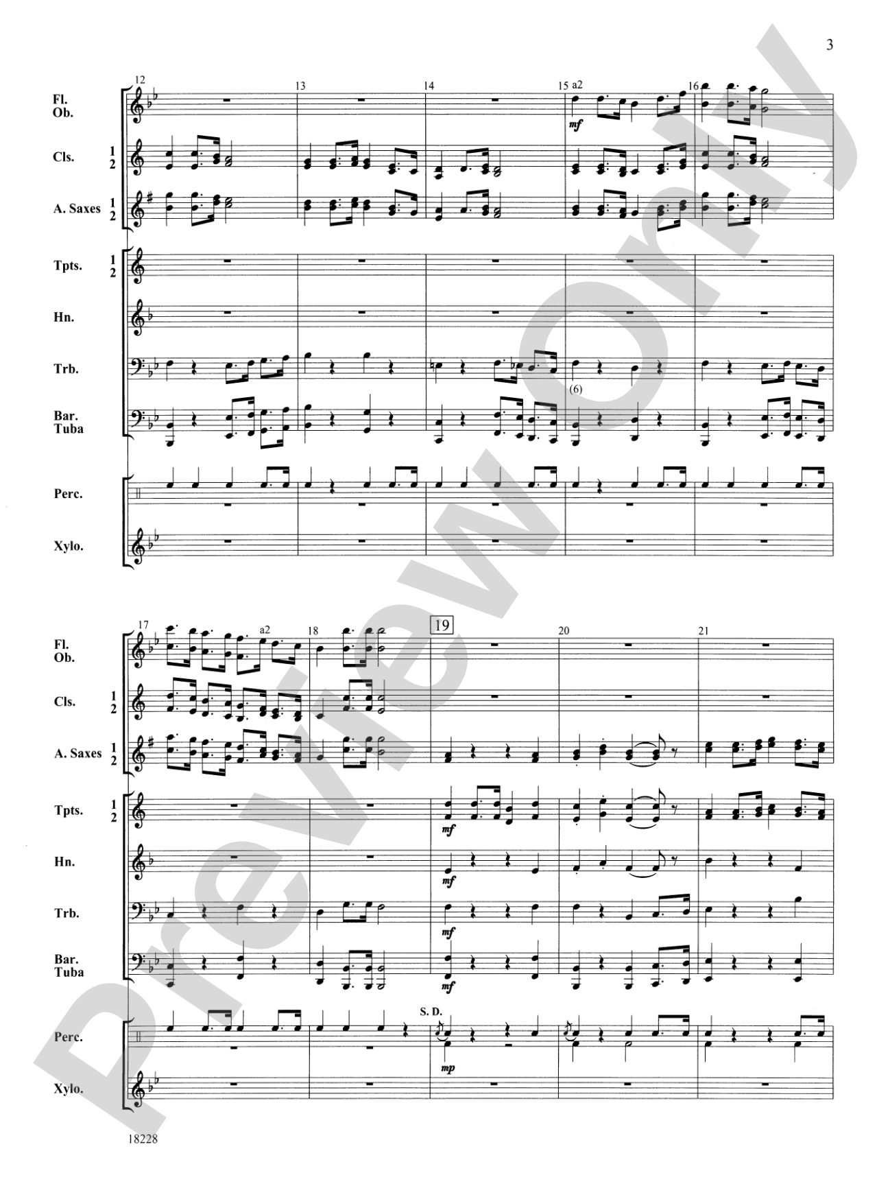 Australian Folk Fantasy: Concert Band Conductor Score & Parts