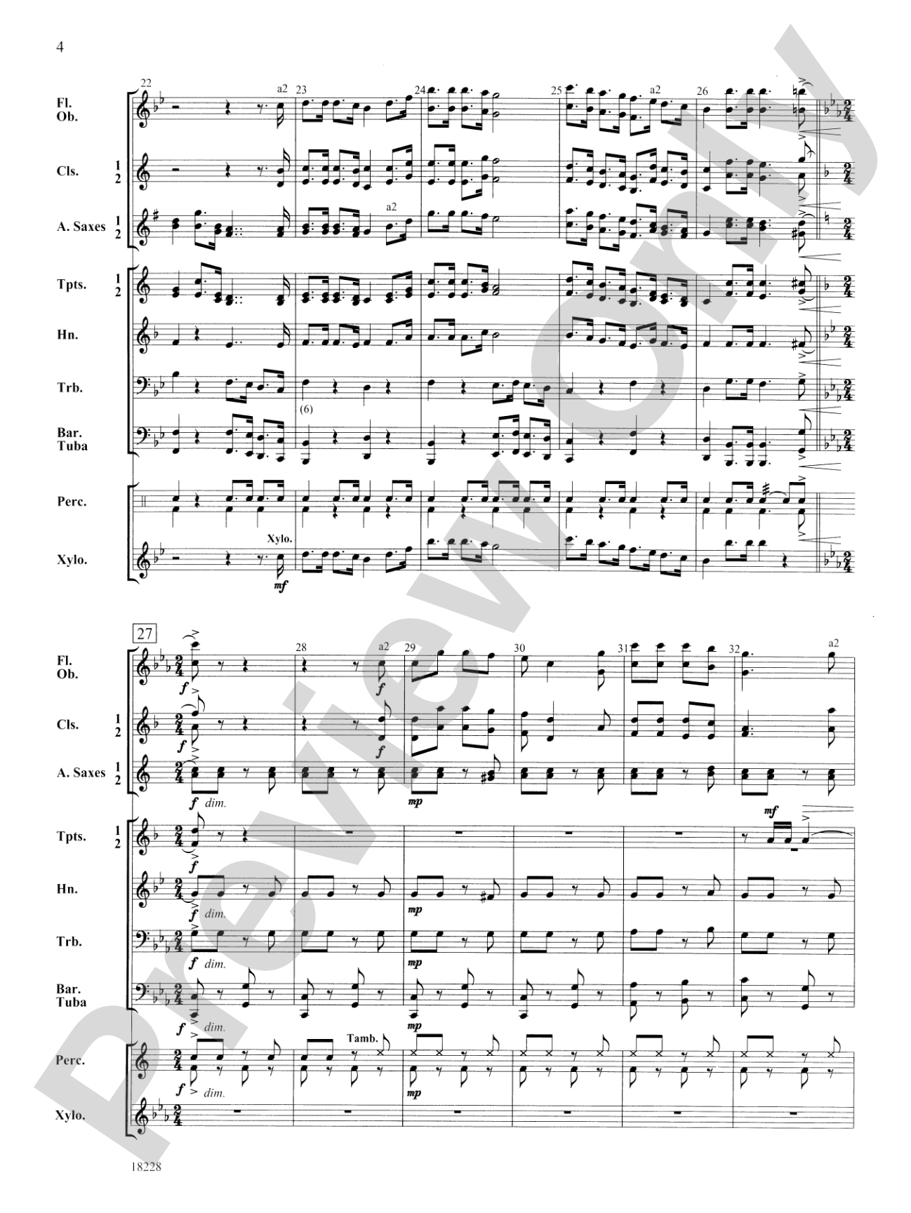Australian Folk Fantasy: Concert Band Conductor Score & Parts
