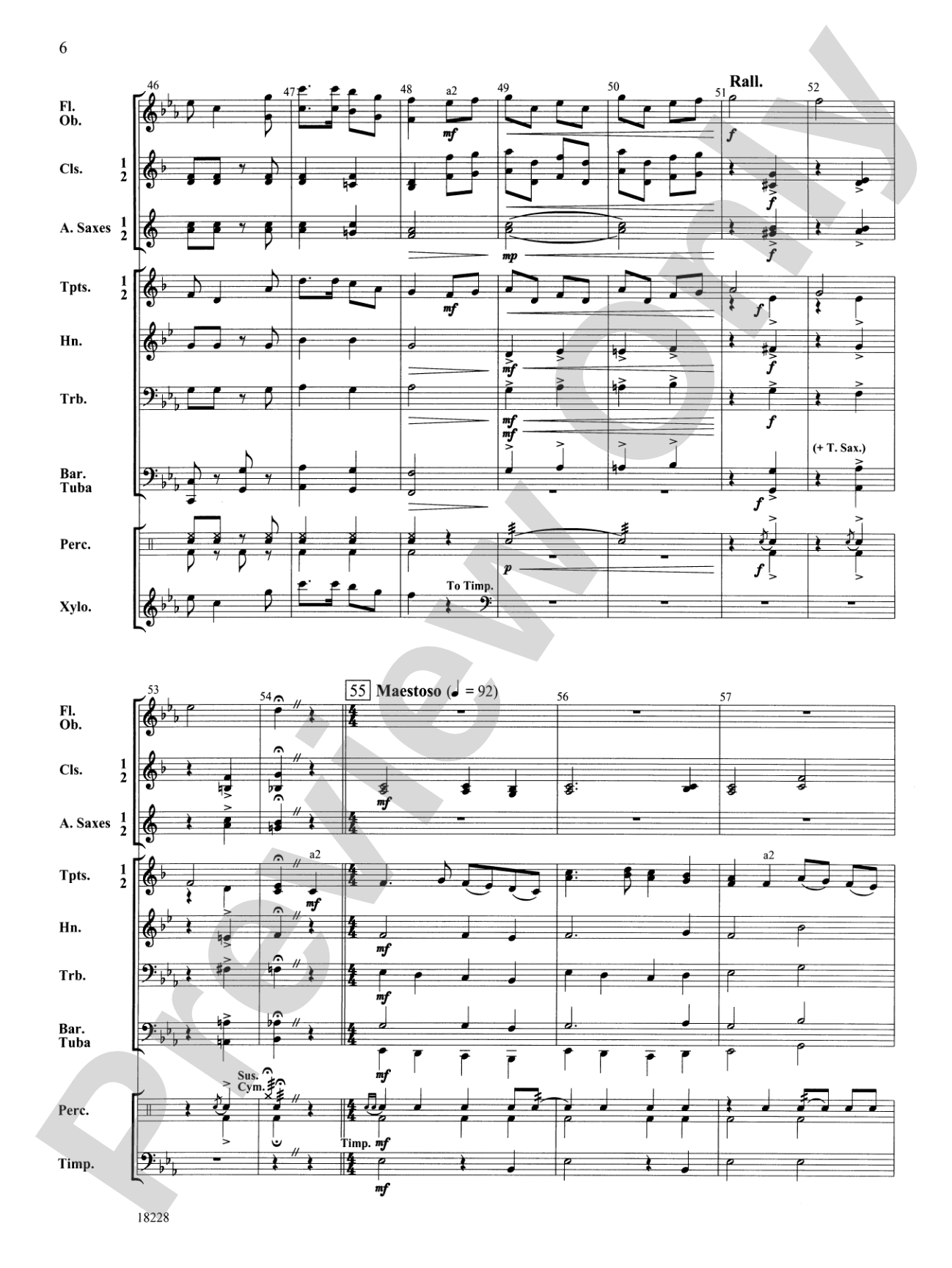 Australian Folk Fantasy: Concert Band Conductor Score & Parts
