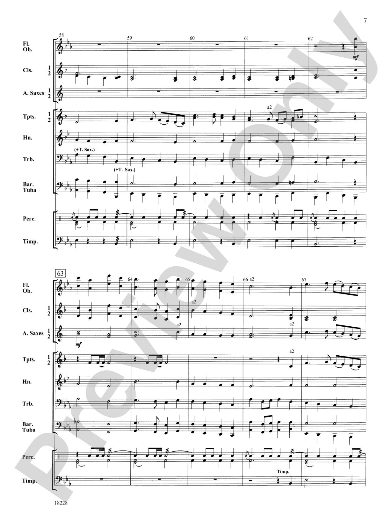 Australian Folk Fantasy: Concert Band Conductor Score & Parts
