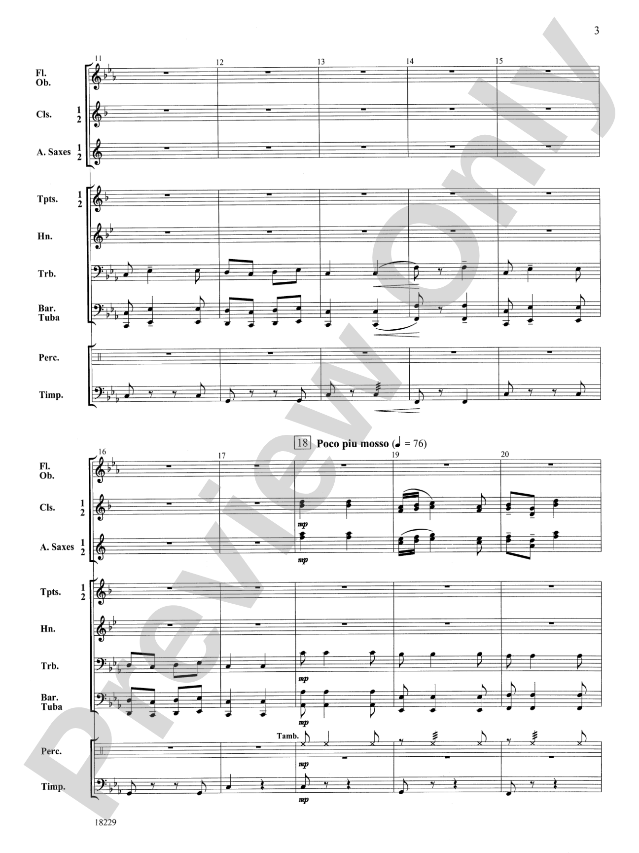 Russian Sailor's Dance (from "The Red Poppy"): Concert Band Conductor Score & Parts