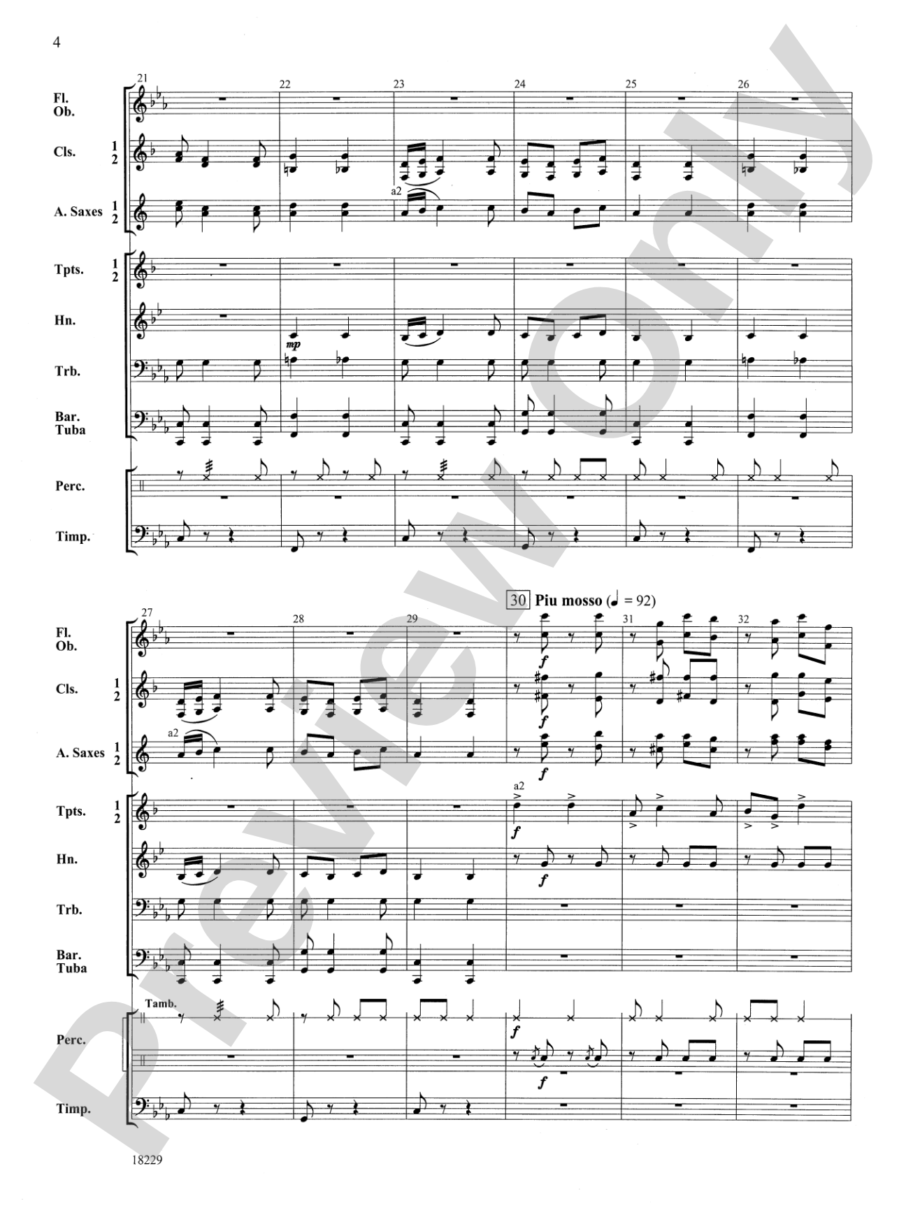 Russian Sailor's Dance (from "The Red Poppy"): Concert Band Conductor Score & Parts