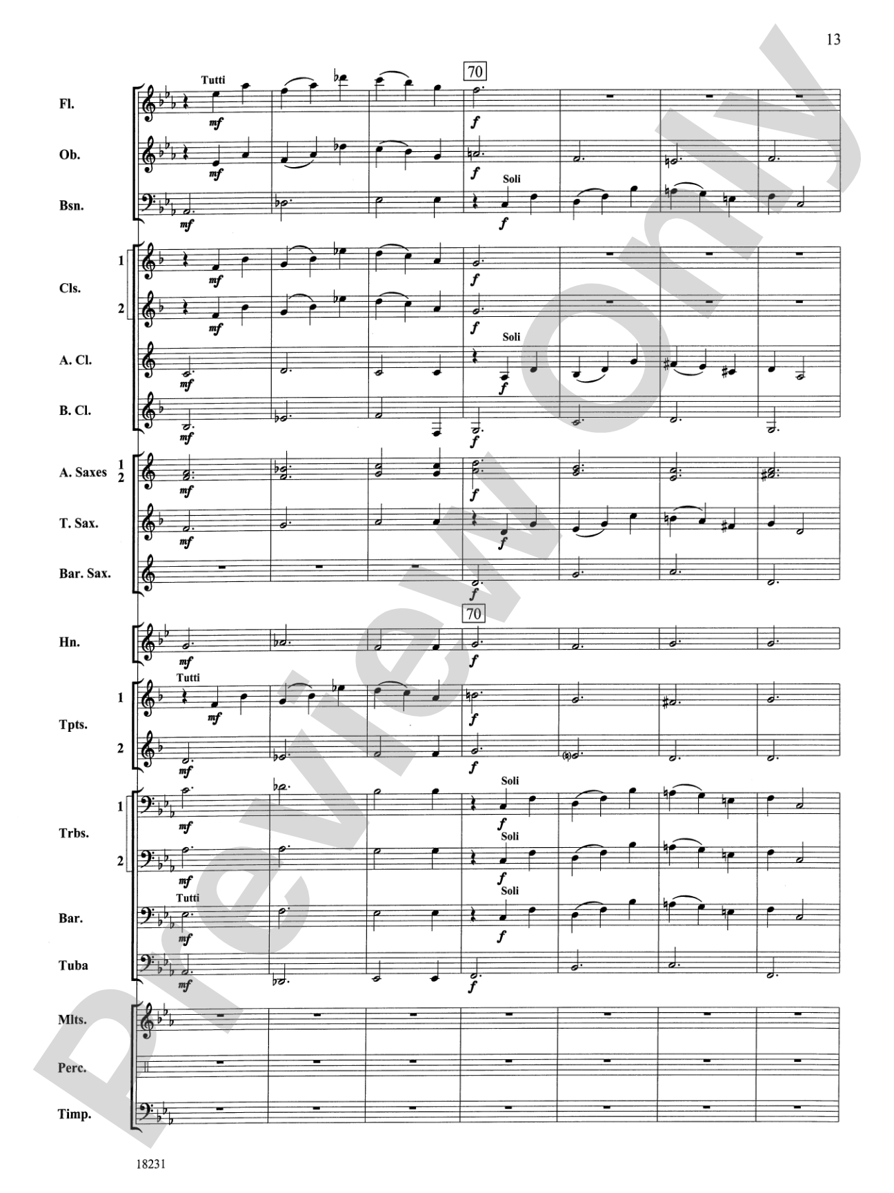 In a French Garden: Concert Band Conductor Score & Parts