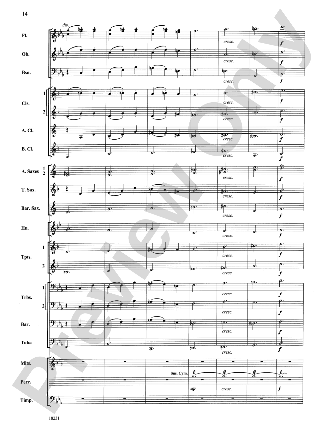 In a French Garden: Concert Band Conductor Score & Parts