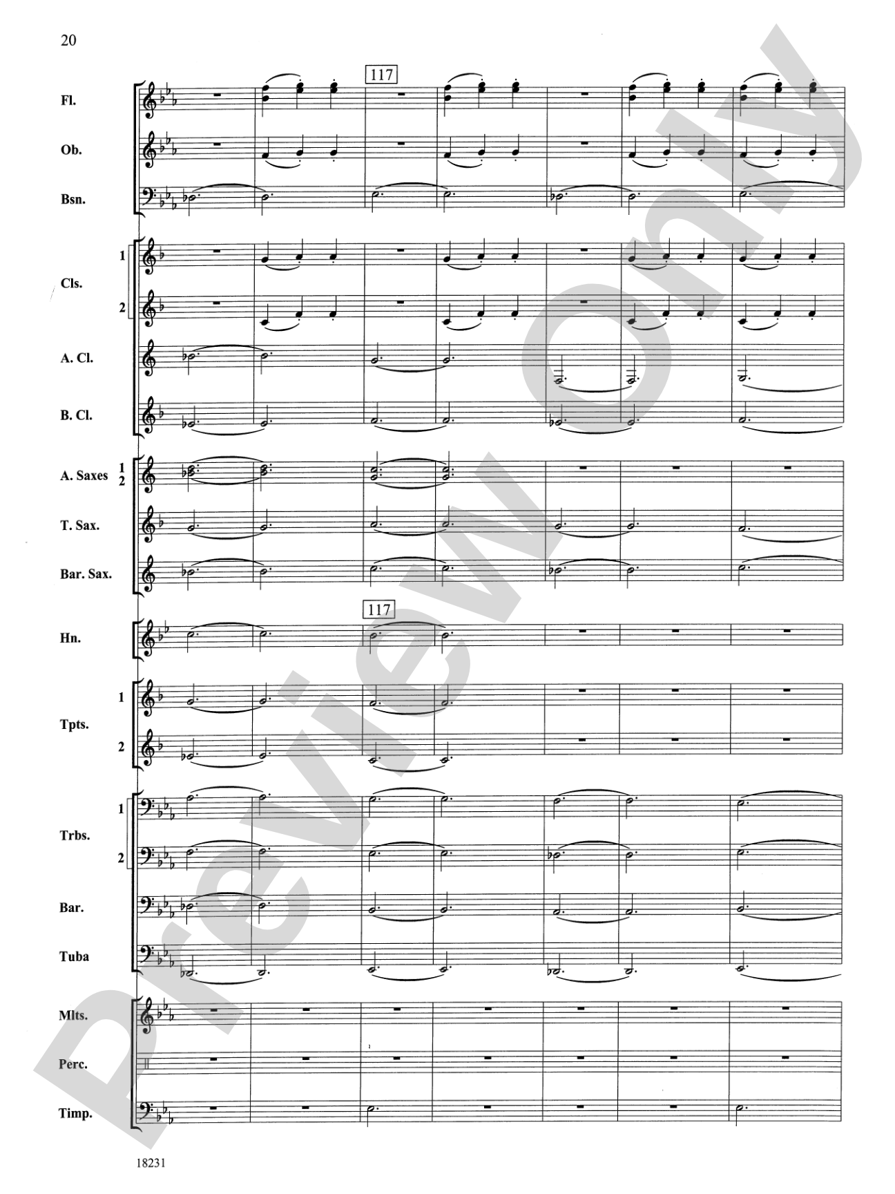 In a French Garden: Concert Band Conductor Score & Parts