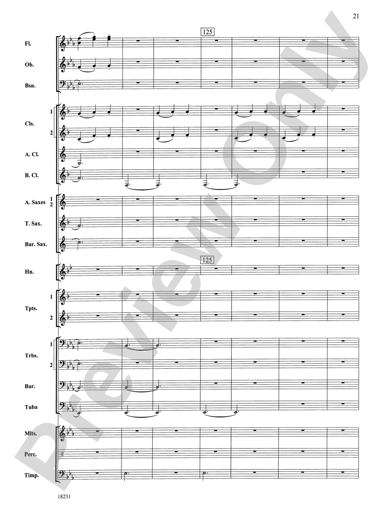 In a French Garden: Concert Band Conductor Score & Parts