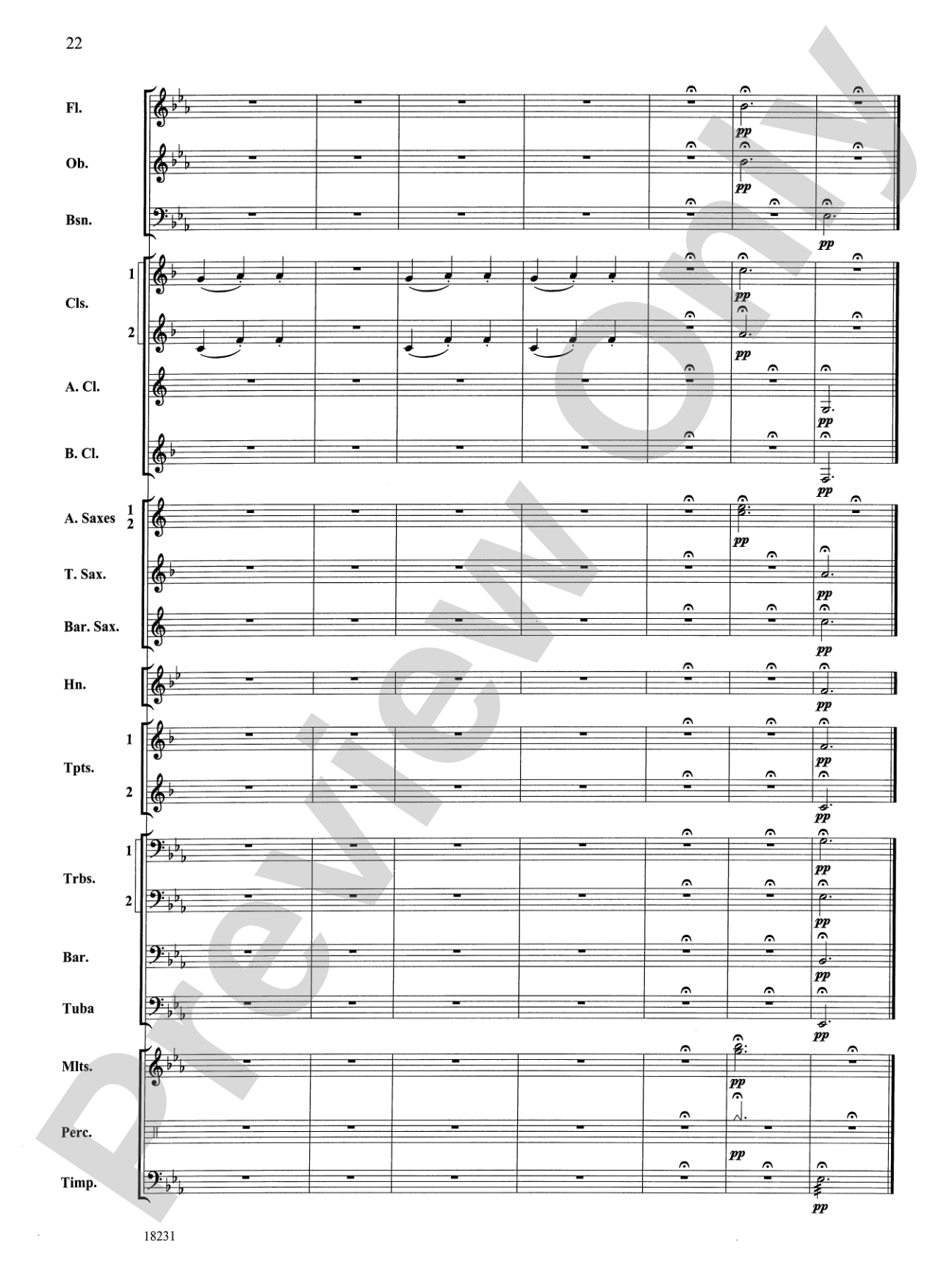 In a French Garden: Concert Band Conductor Score & Parts