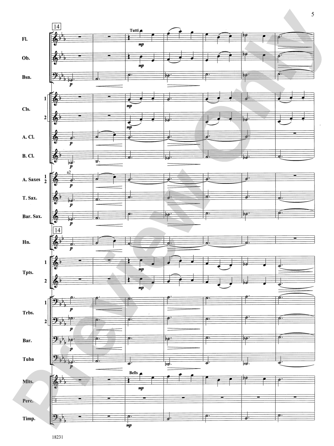 In a French Garden: Concert Band Conductor Score & Parts