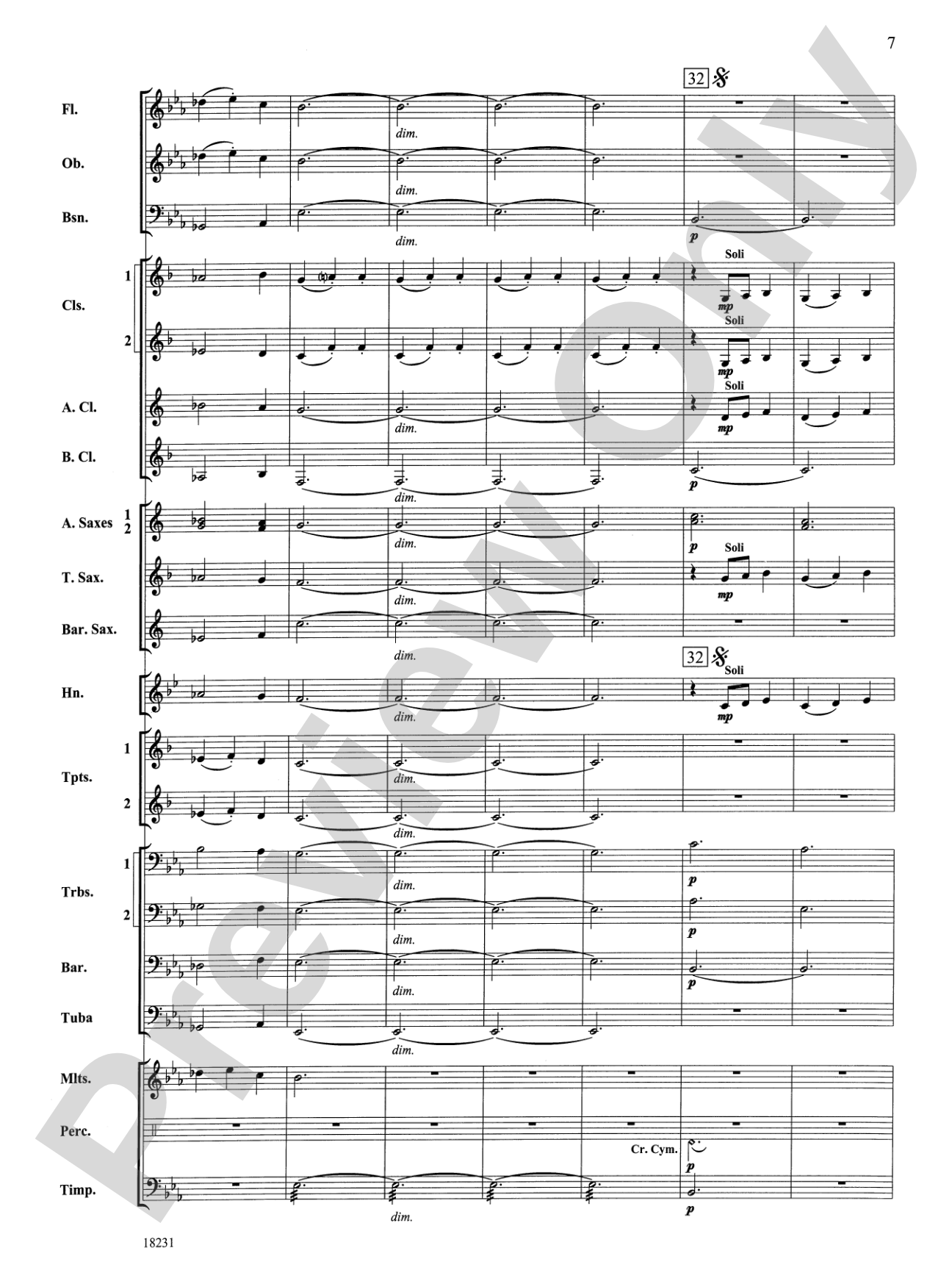 In a French Garden: Concert Band Conductor Score & Parts