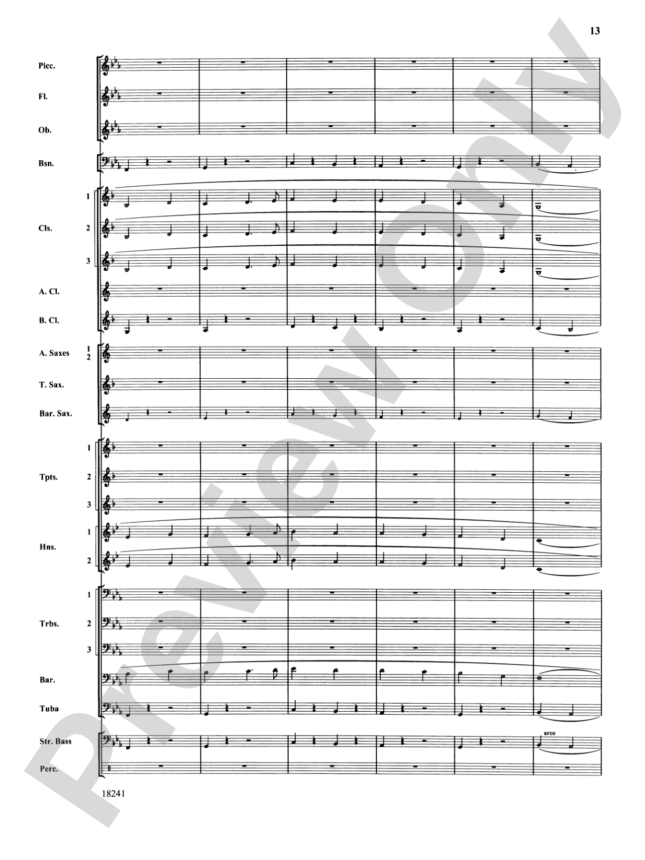 Canterbury Walk: Concert Band Conductor Score & Parts