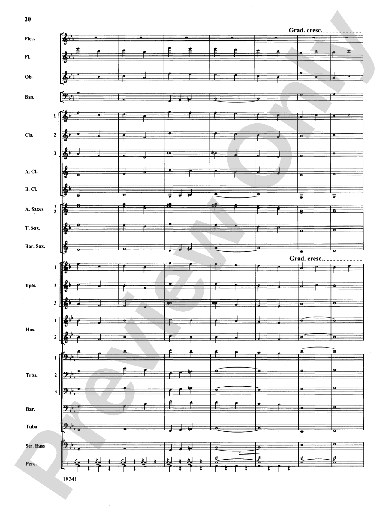 Canterbury Walk: Concert Band Conductor Score & Parts