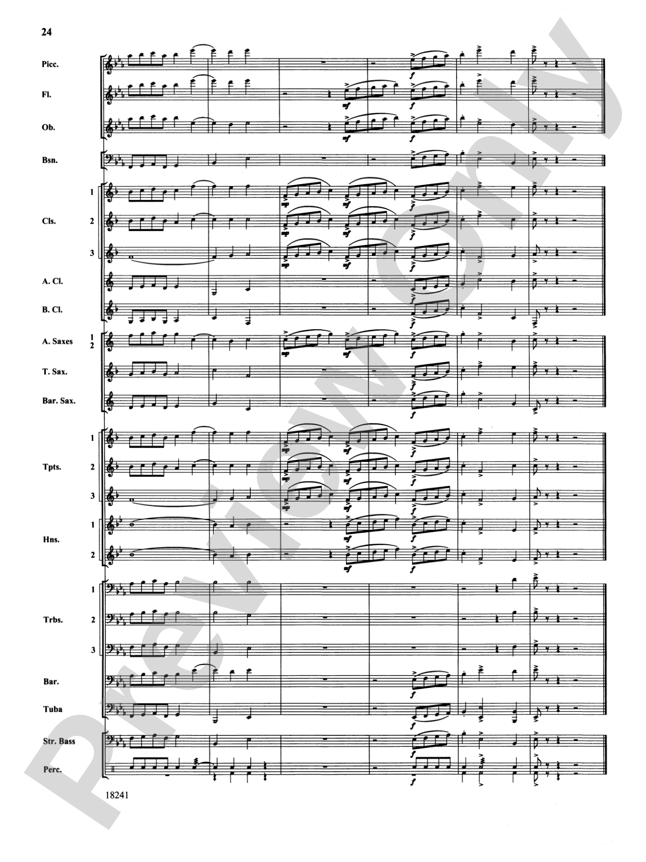 Canterbury Walk: Concert Band Conductor Score & Parts