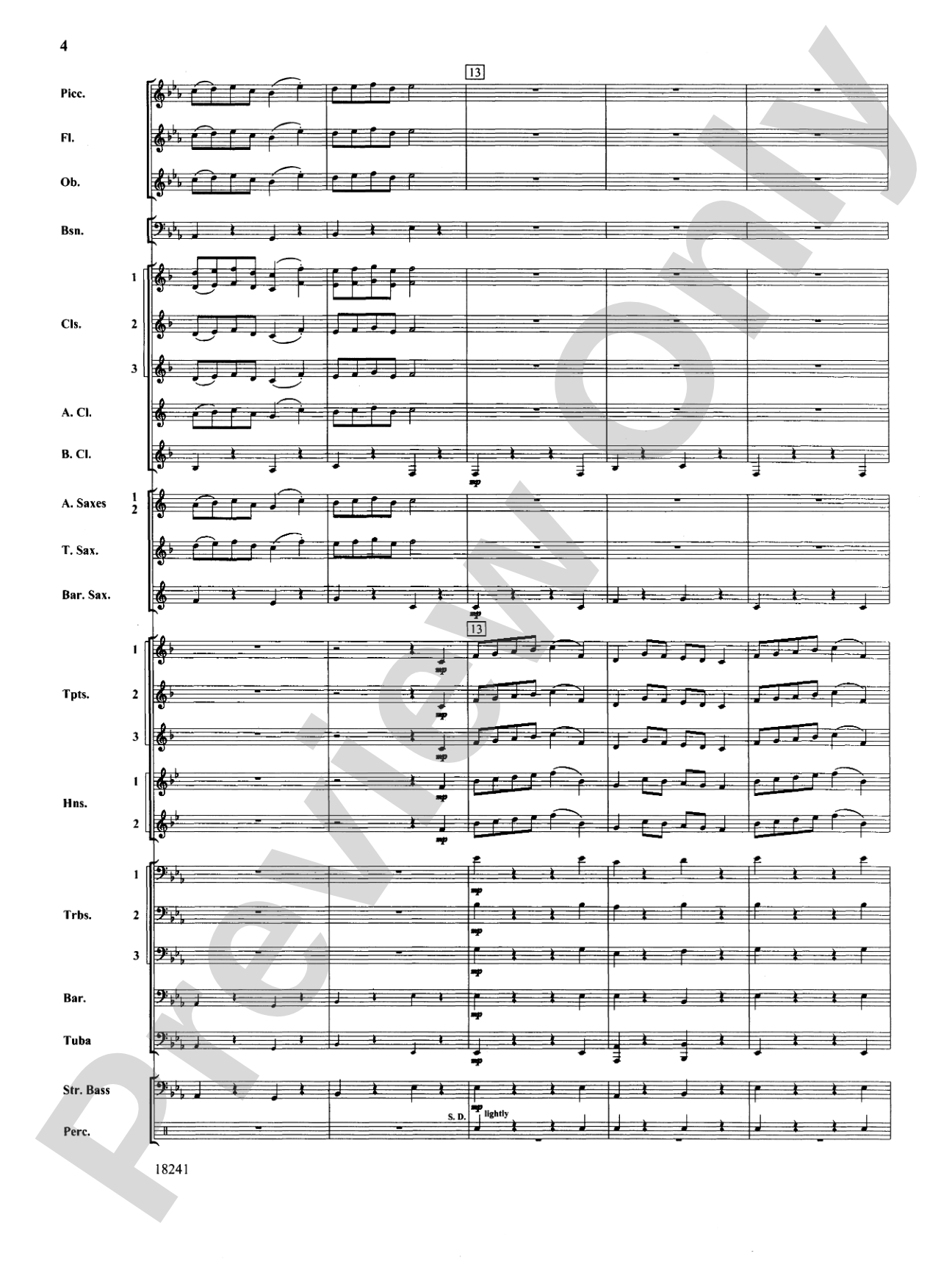 Canterbury Walk: Concert Band Conductor Score & Parts