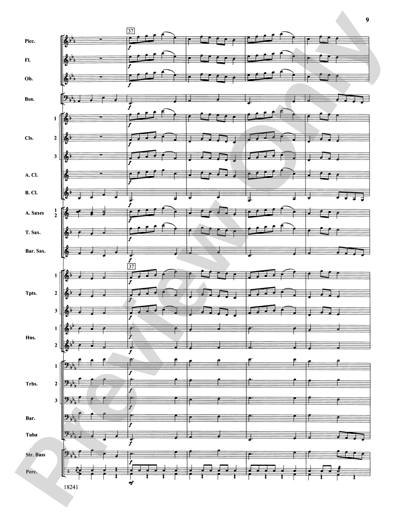 Canterbury Walk: Concert Band Conductor Score & Parts