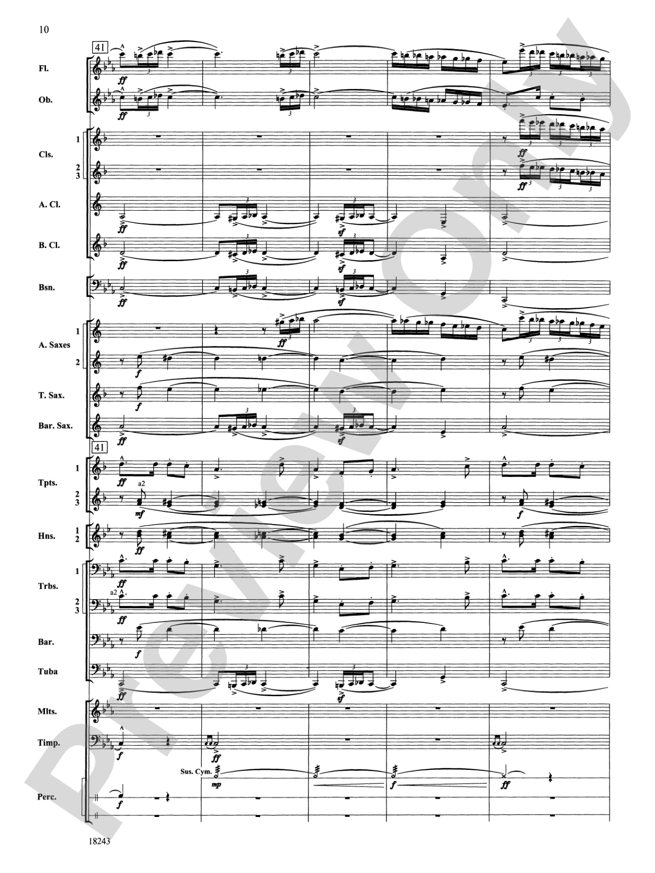 A Longford Legend: Concert Band Conductor Score & Parts