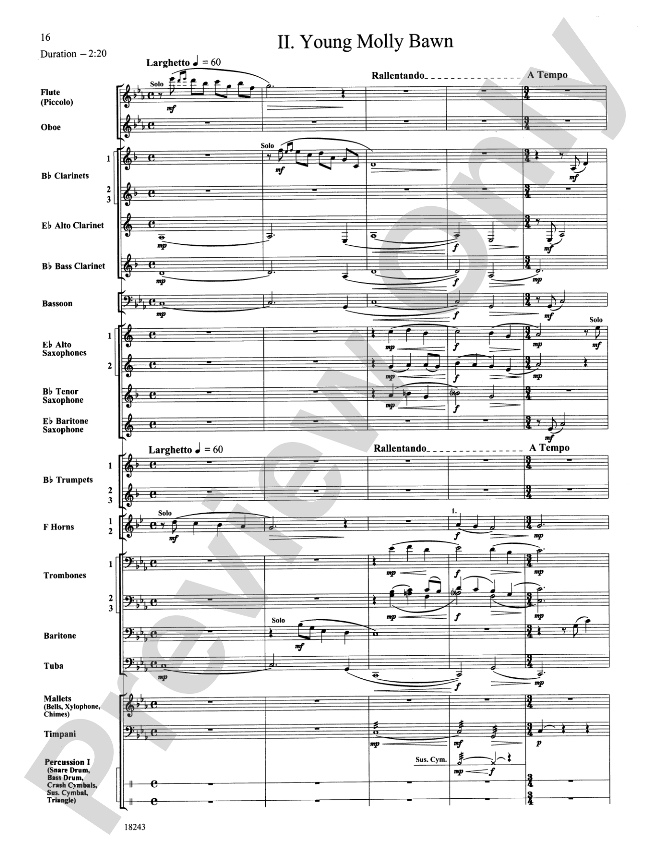 A Longford Legend: Concert Band Conductor Score & Parts