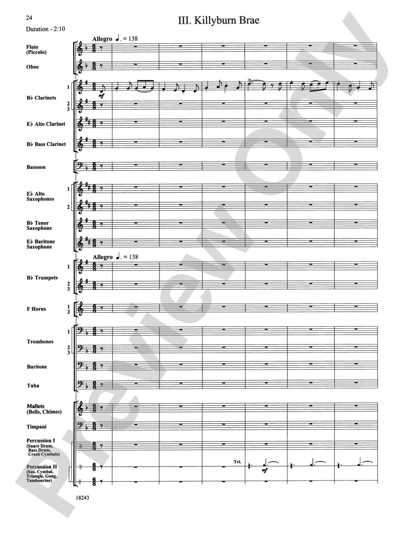 A Longford Legend: Concert Band Conductor Score & Parts