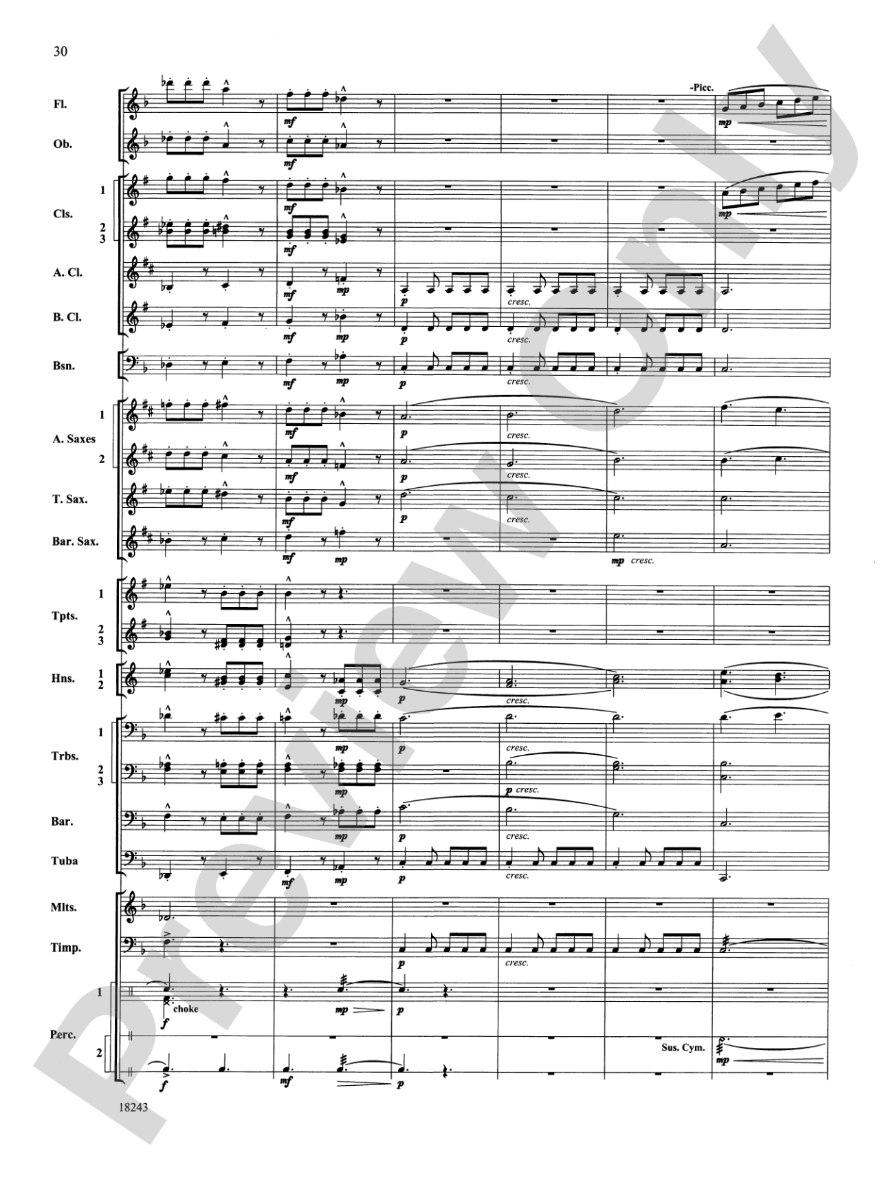 A Longford Legend: Concert Band Conductor Score & Parts