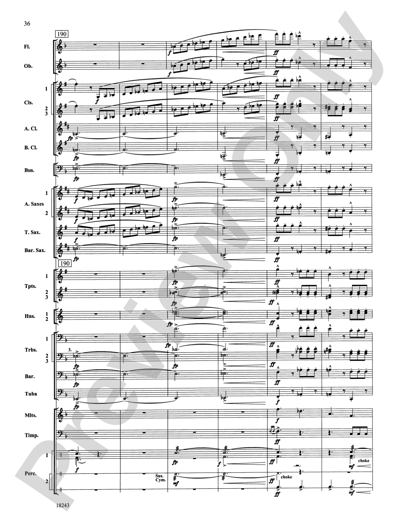 A Longford Legend: Concert Band Conductor Score & Parts