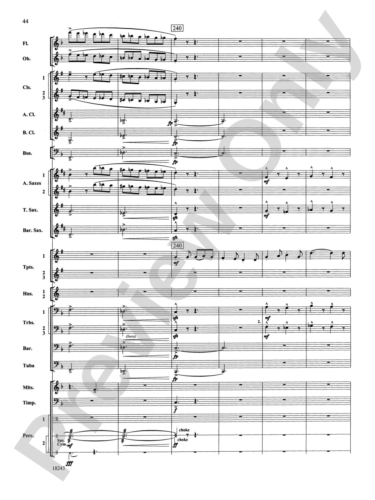A Longford Legend: Concert Band Conductor Score & Parts