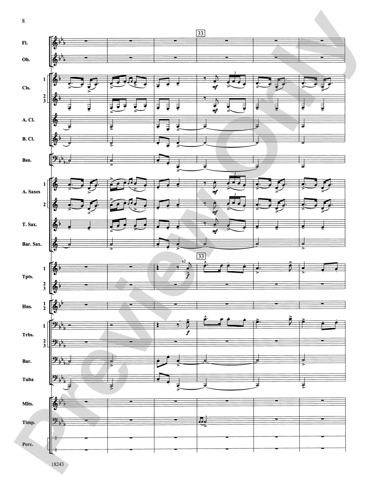 A Longford Legend: Concert Band Conductor Score & Parts