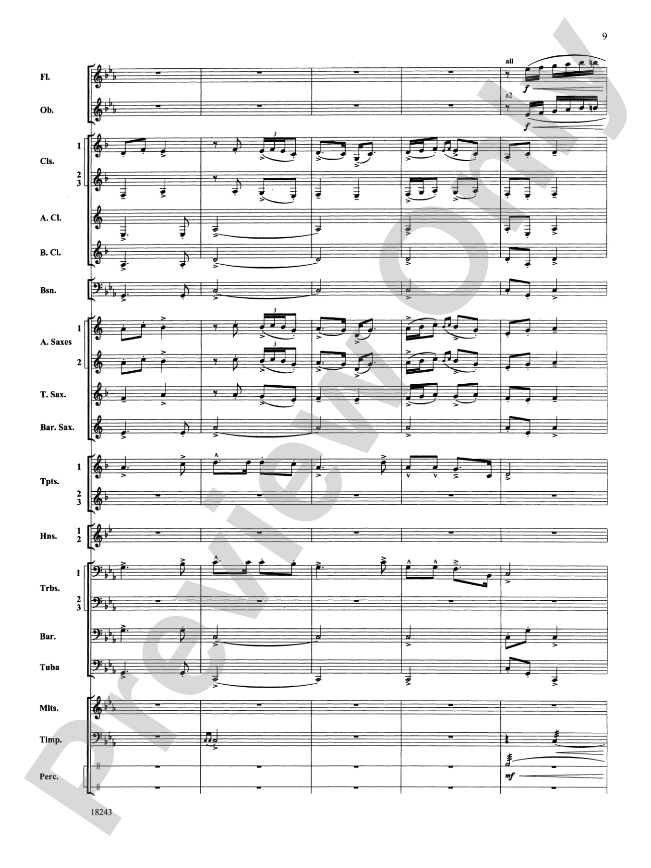 A Longford Legend: Concert Band Conductor Score & Parts
