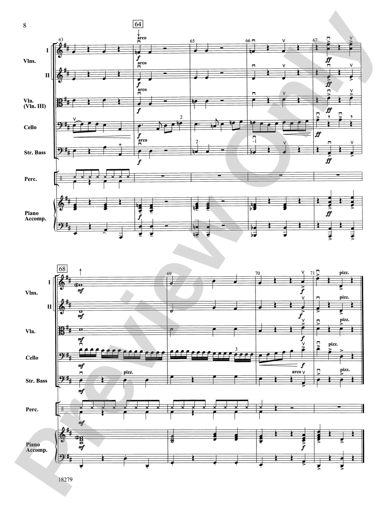 Cellos Ole!: String Orchestra Conductor Score & Parts