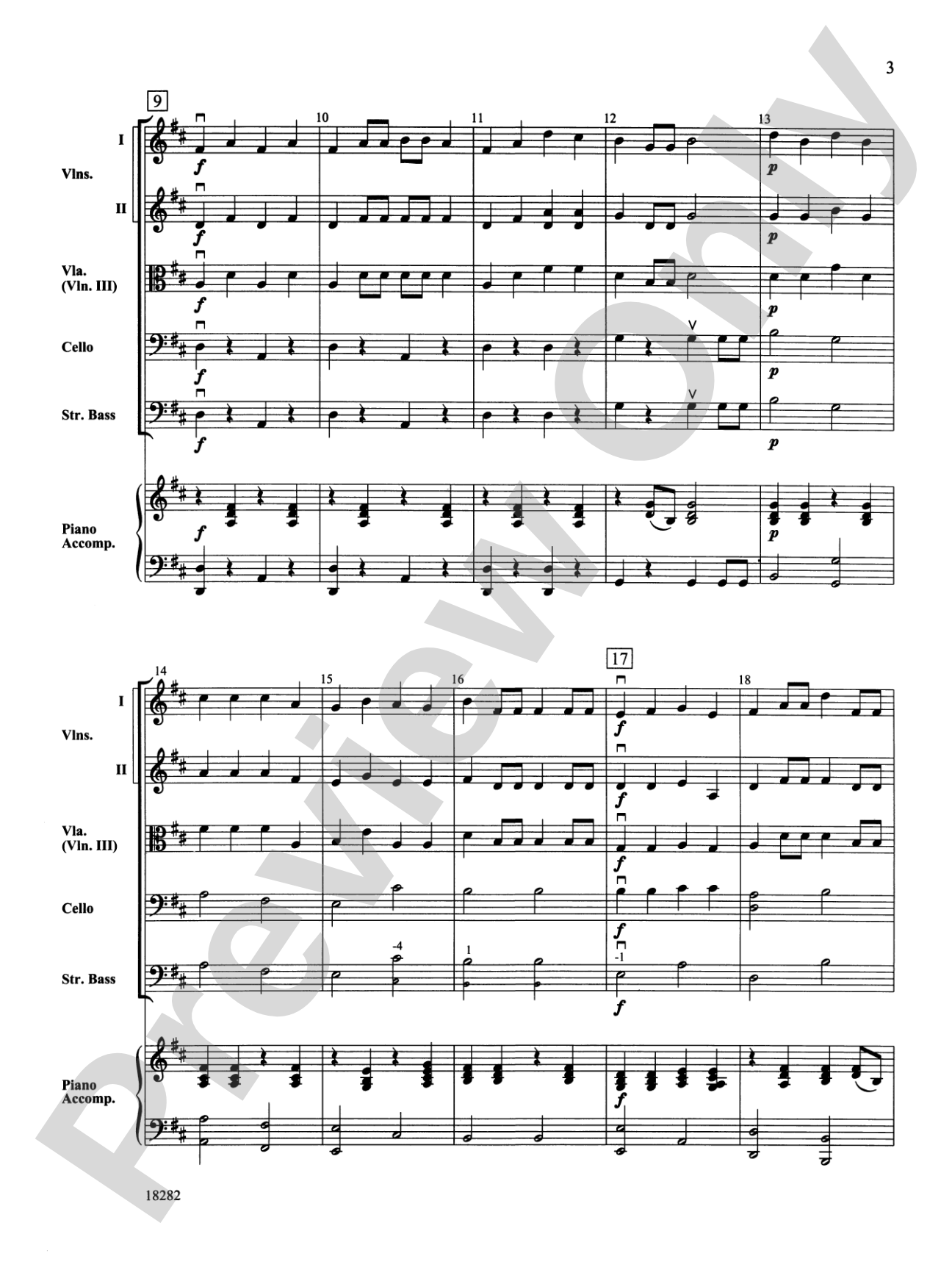 Festive Dance: String Orchestra Conductor Score & Parts