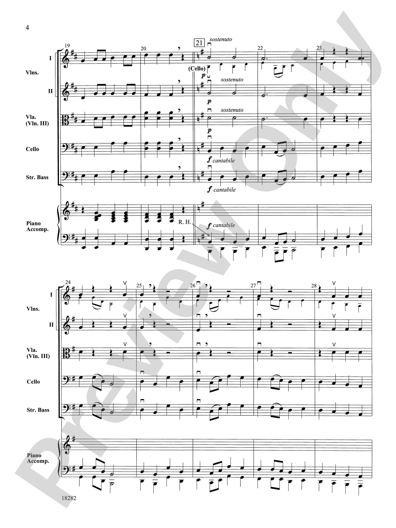 Festive Dance: String Orchestra Conductor Score & Parts