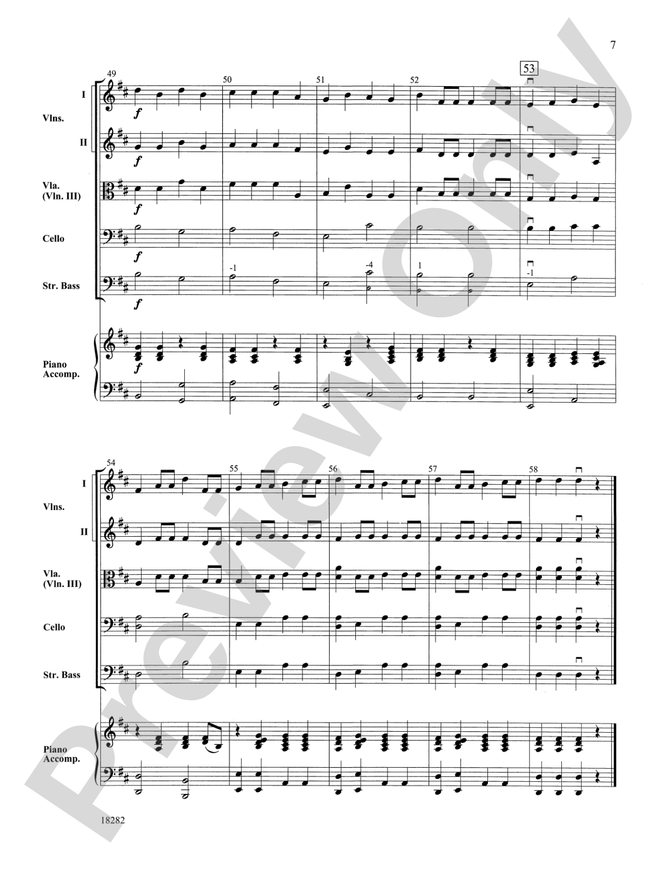 Festive Dance: String Orchestra Conductor Score & Parts